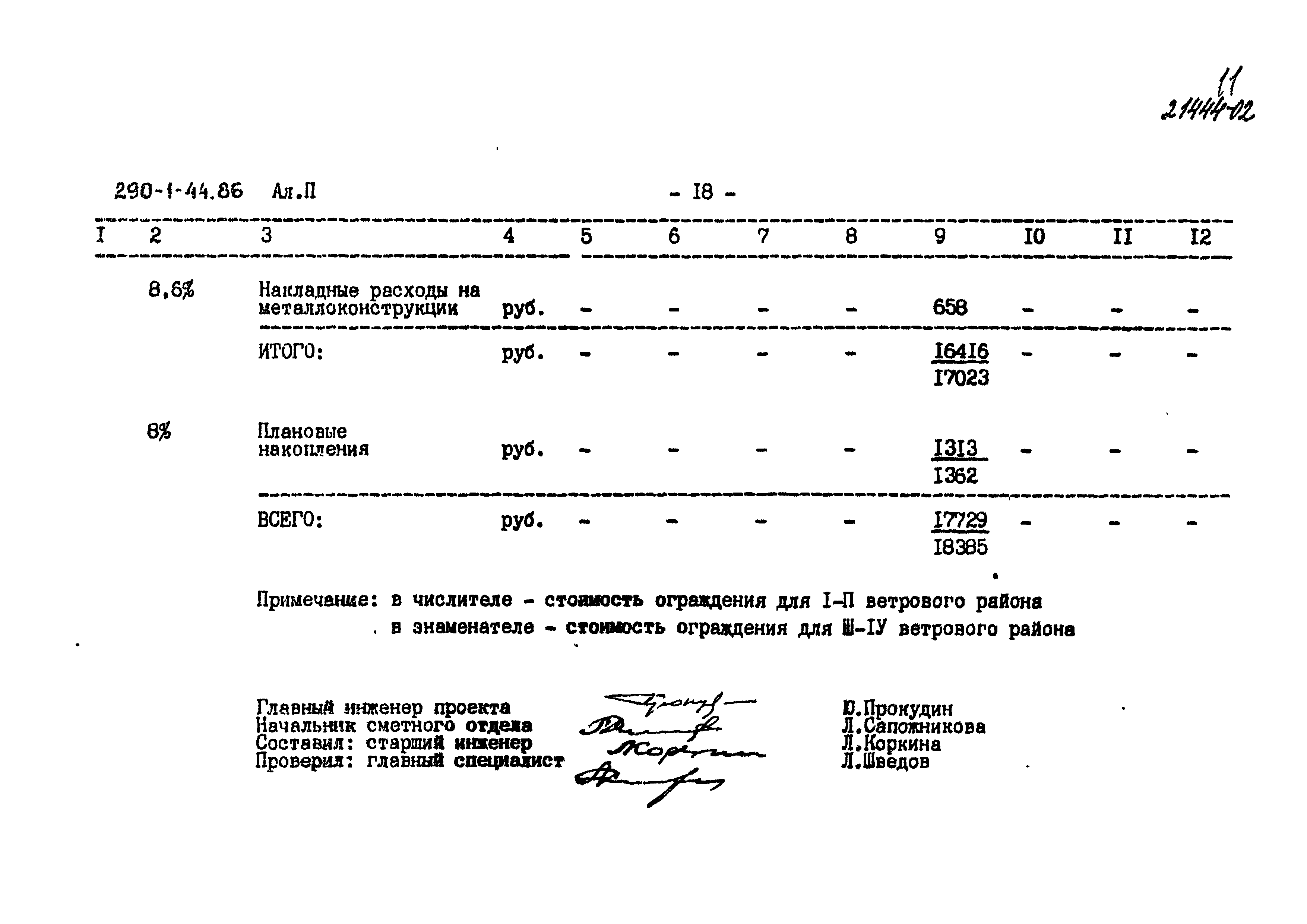 Типовой проект 290-1-44.86