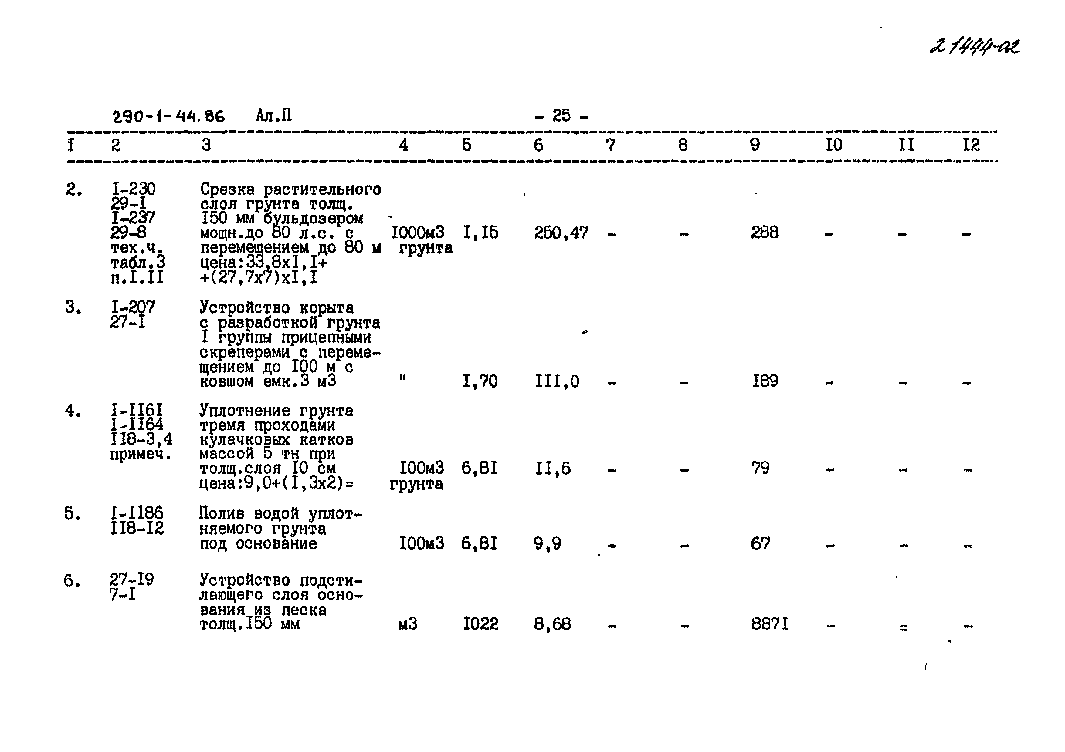 Типовой проект 290-1-44.86