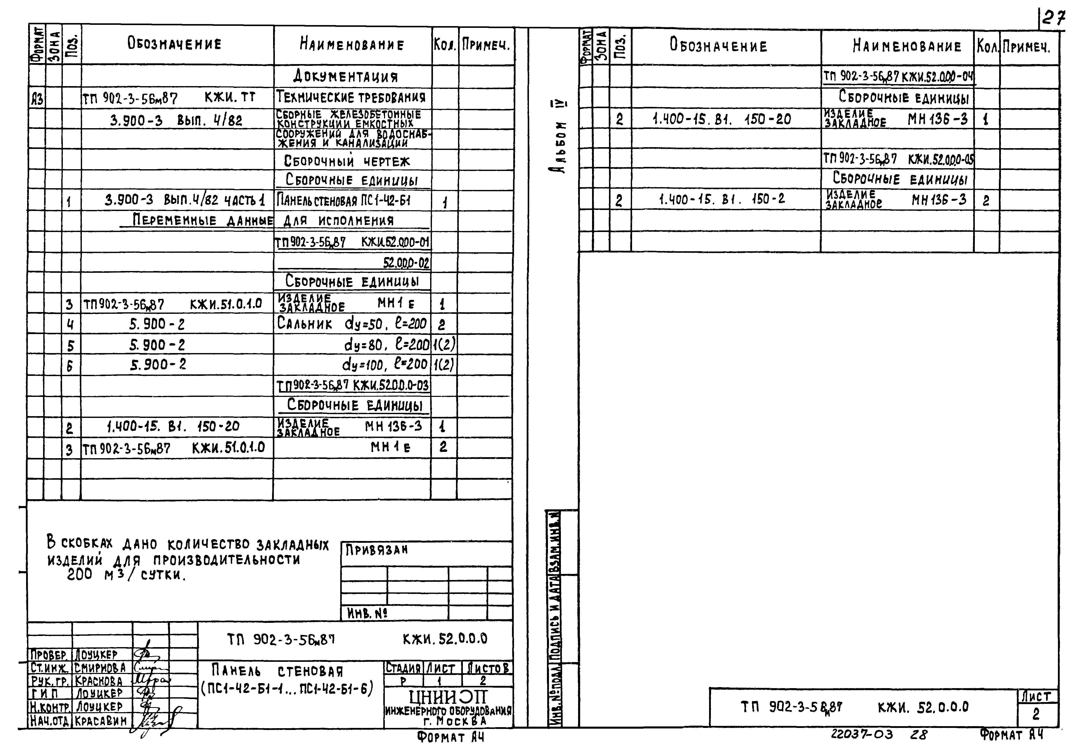 Типовой проект 902-3-56м.87