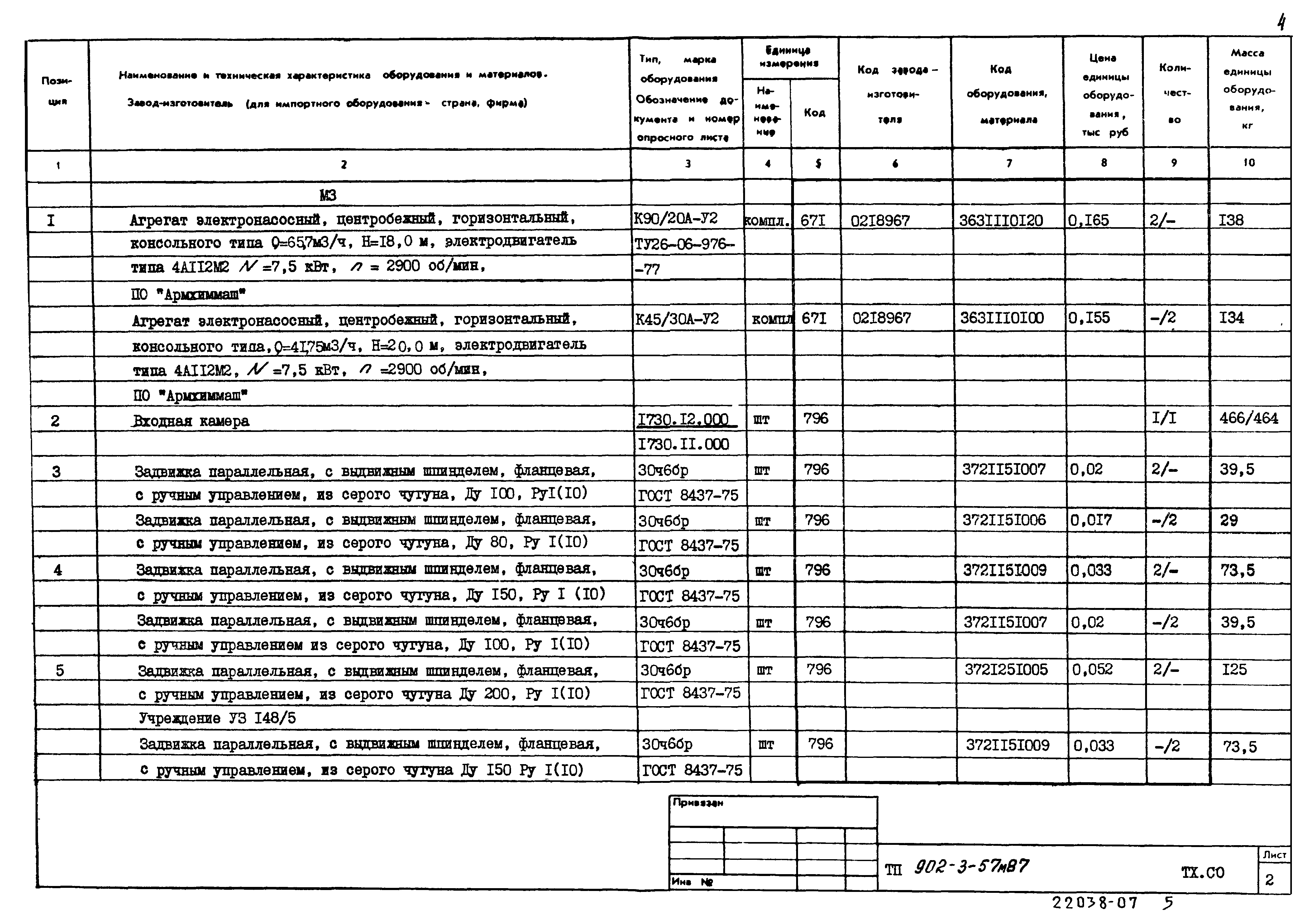 Типовой проект 902-3-57м.87