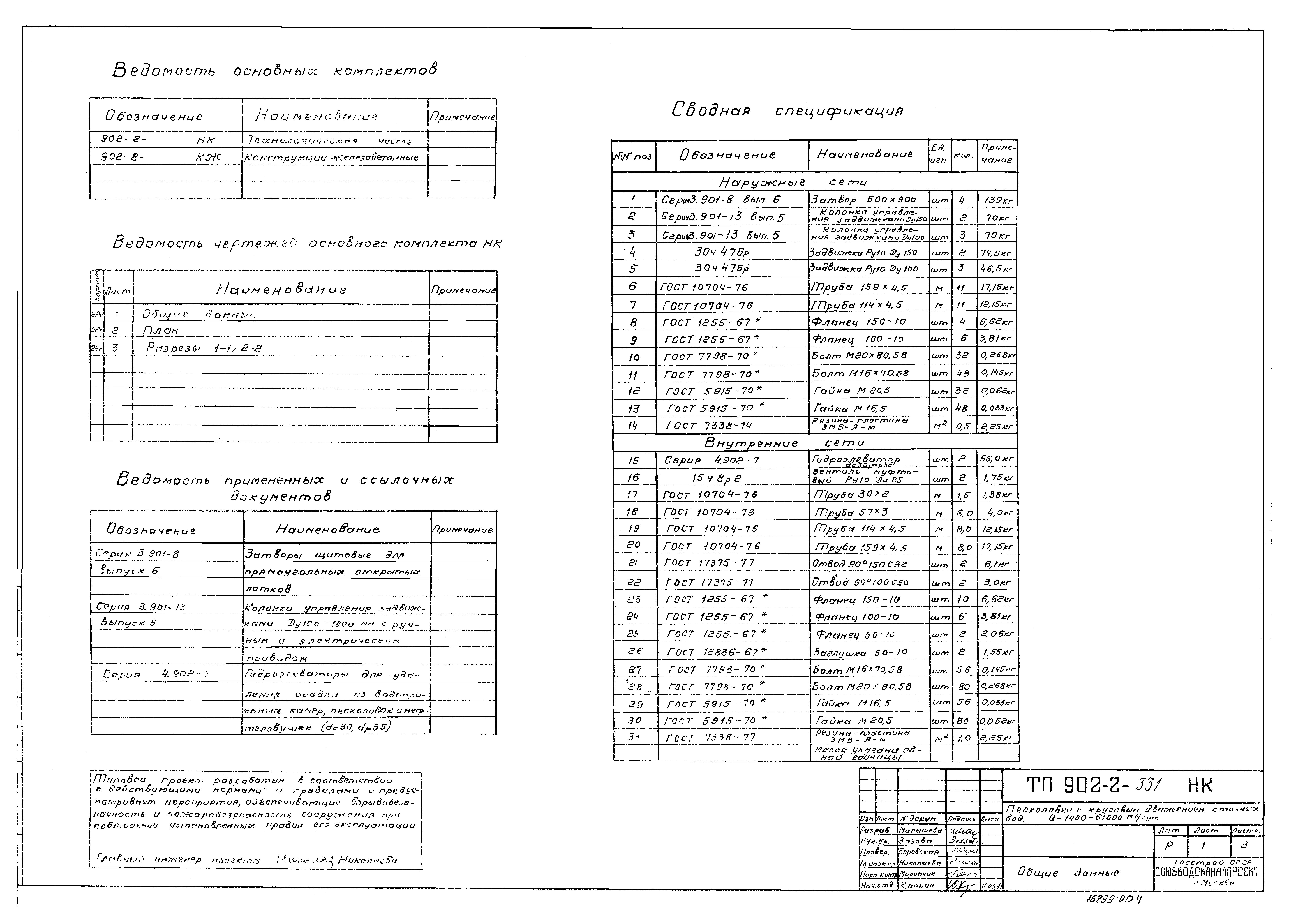 Типовой проект 902-2-331