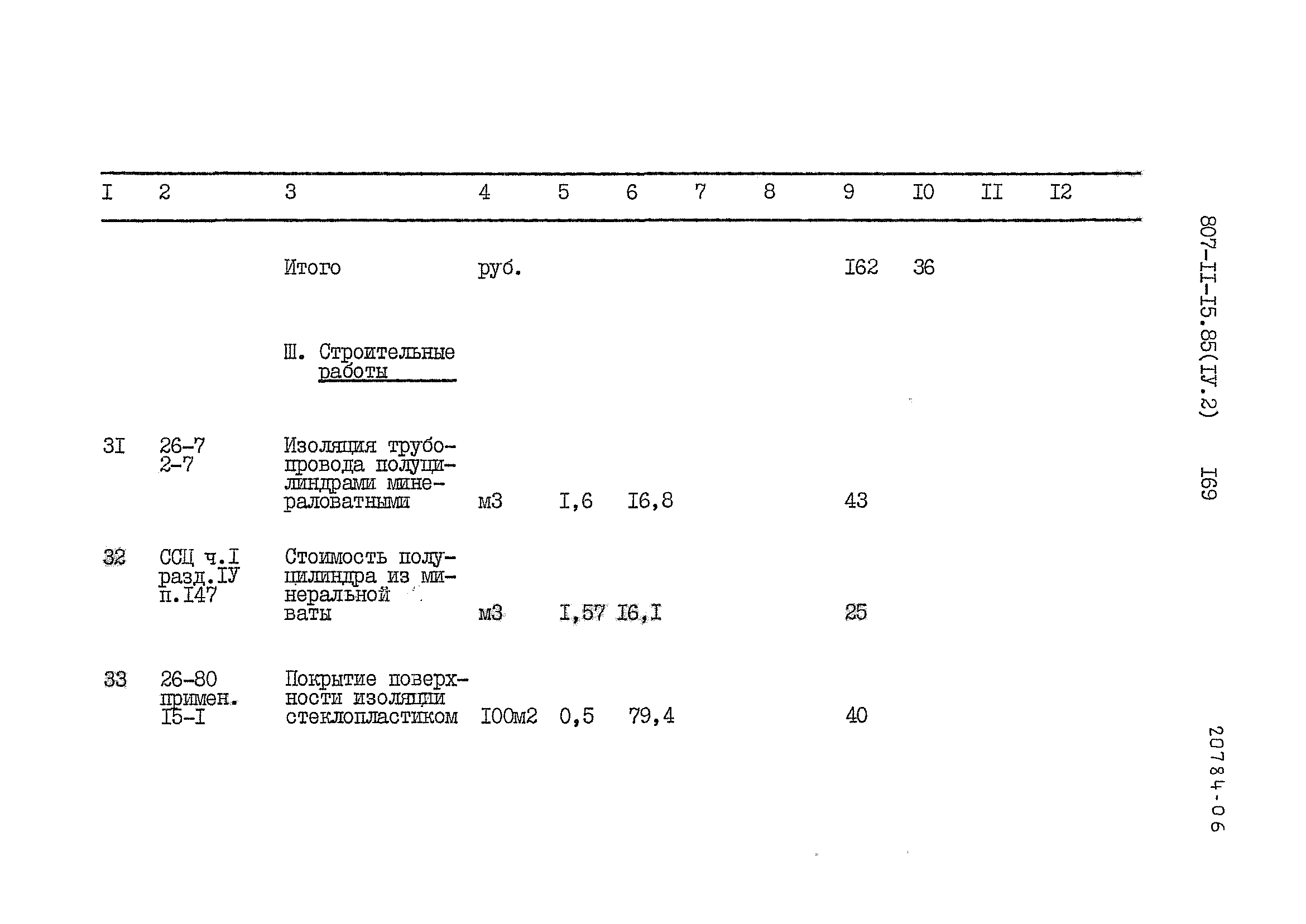 Типовой проект 807-11-15.85