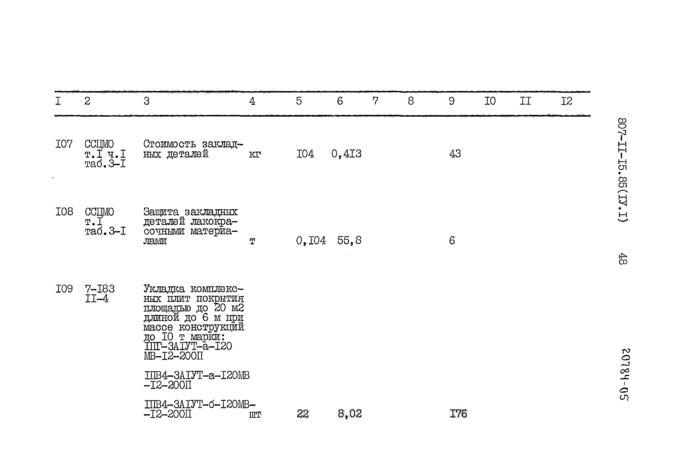 Типовой проект 807-11-15.85