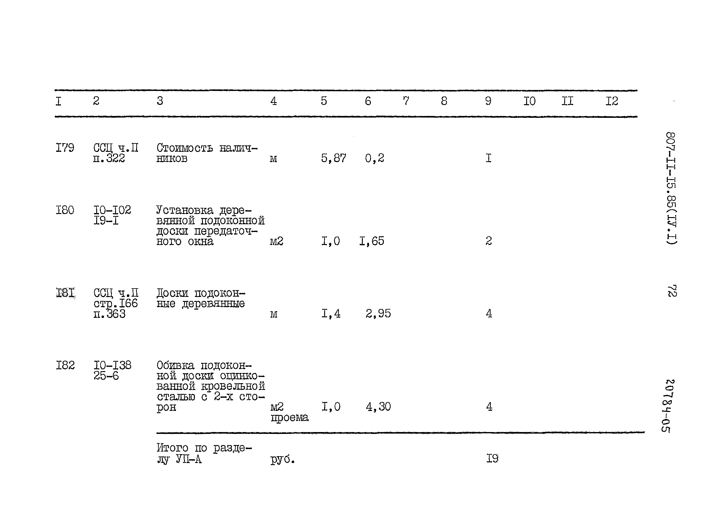 Типовой проект 807-11-15.85