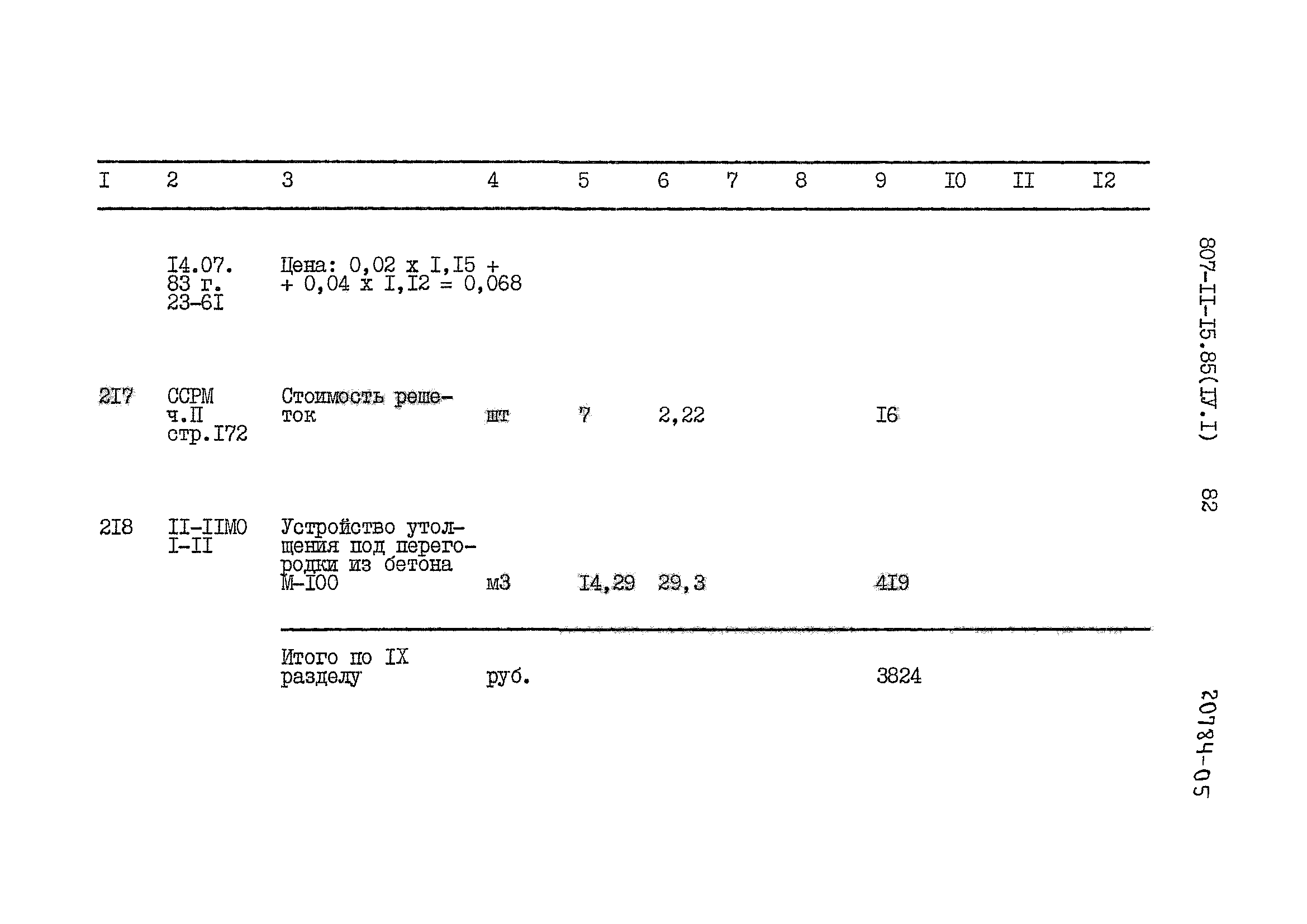 Типовой проект 807-11-15.85