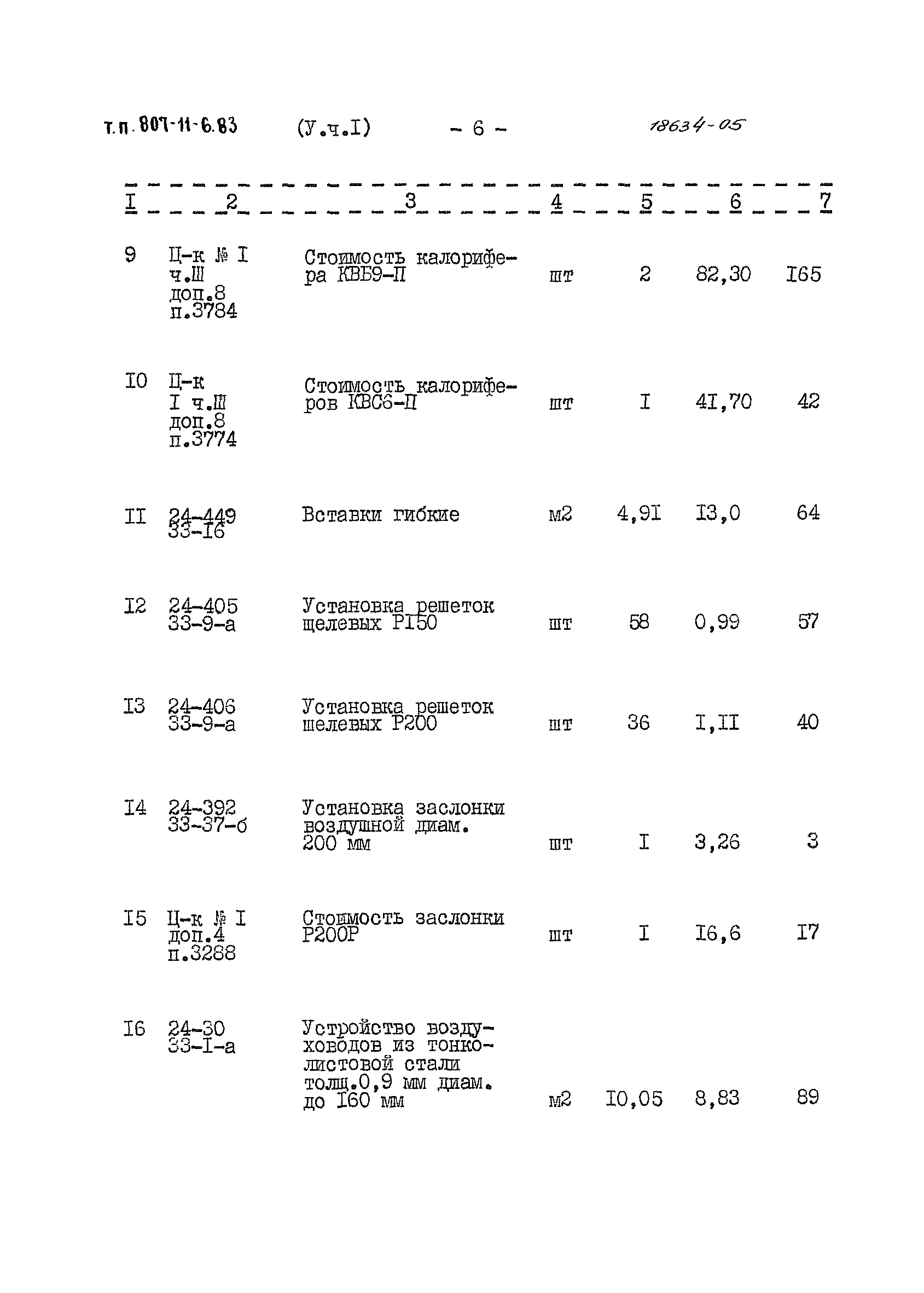 Типовой проект 807-11-6.83