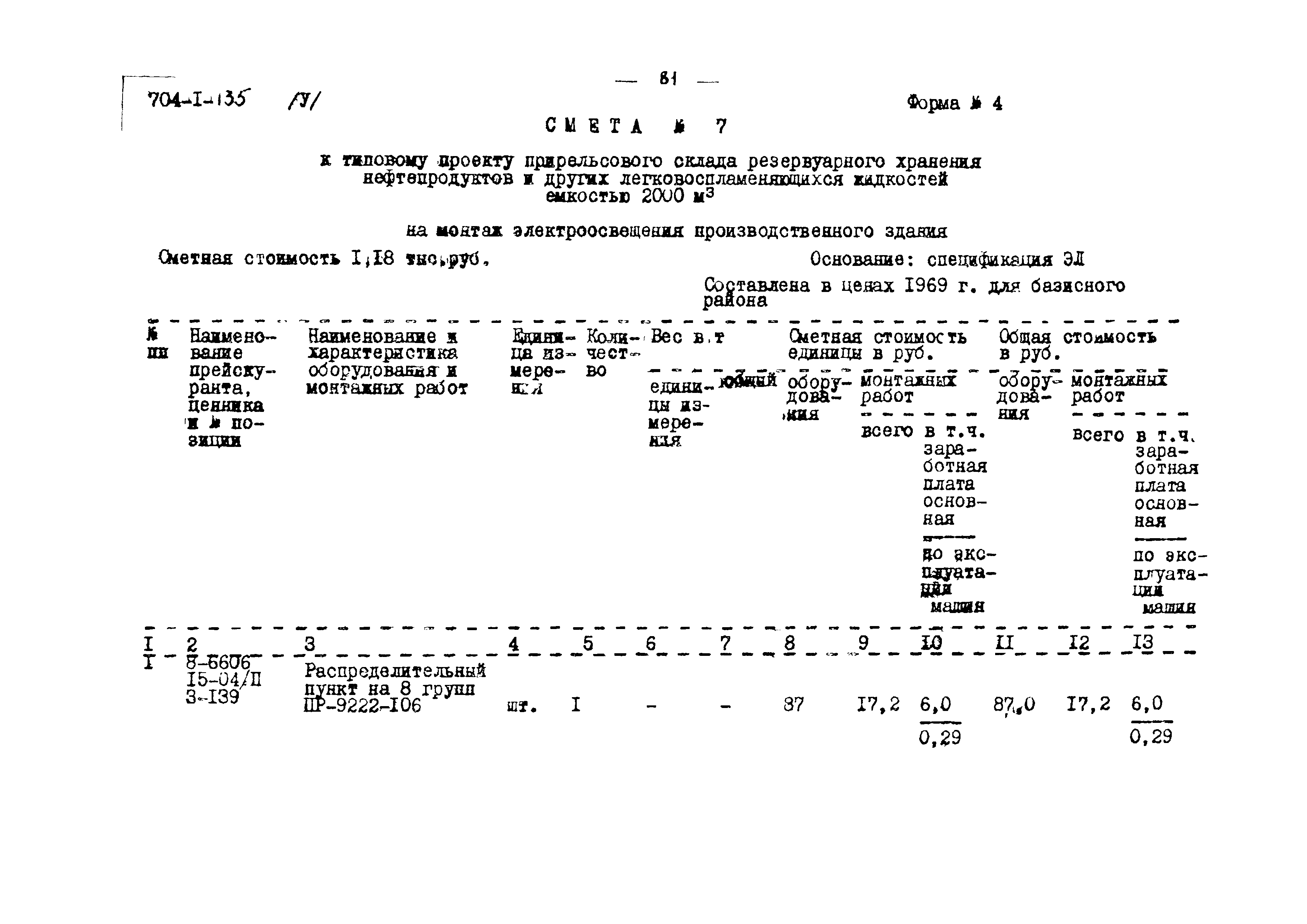 Типовой проект 704-1-135