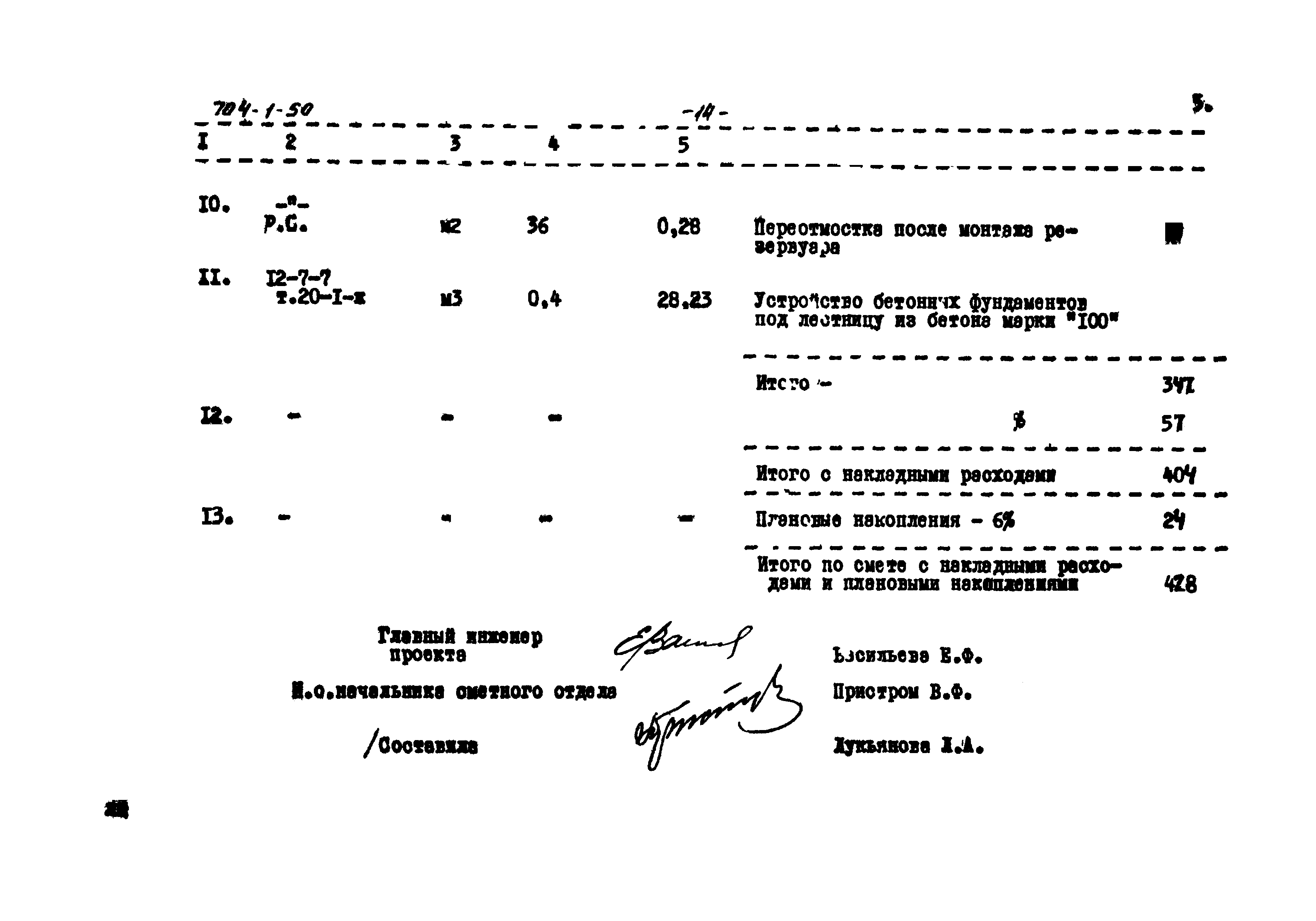 Типовой проект 704-1-50