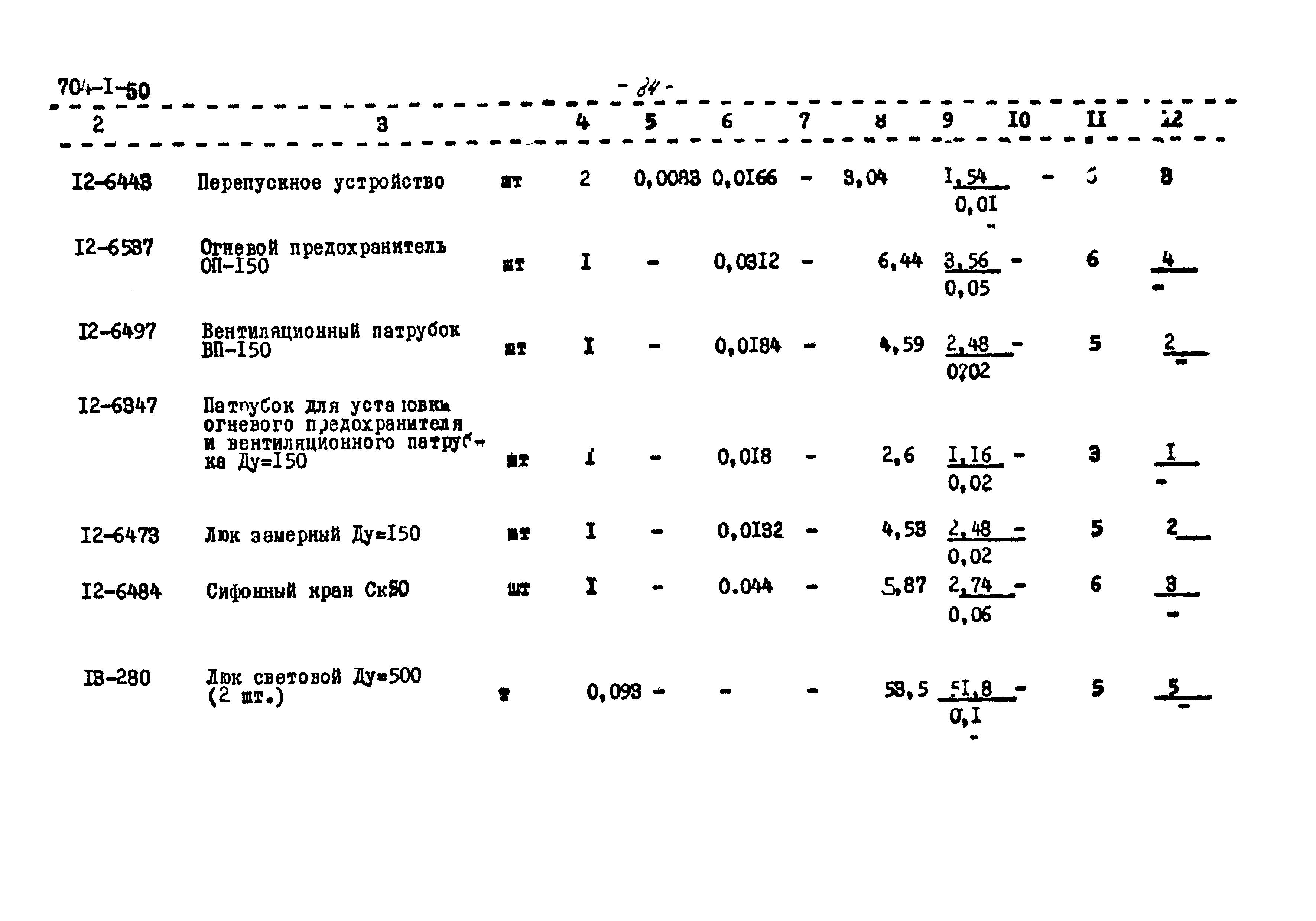 Типовой проект 704-1-50