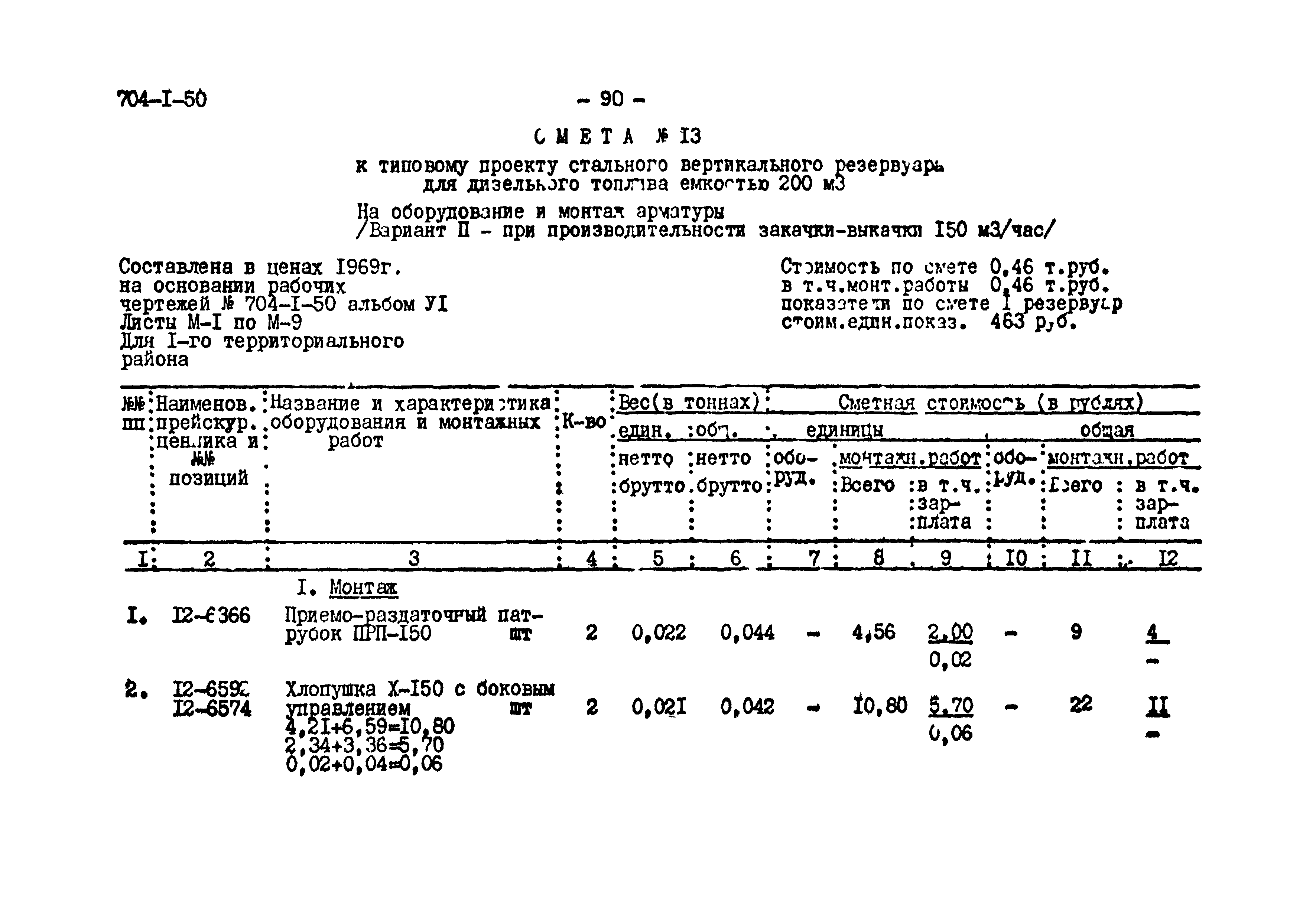 Типовой проект 704-1-50