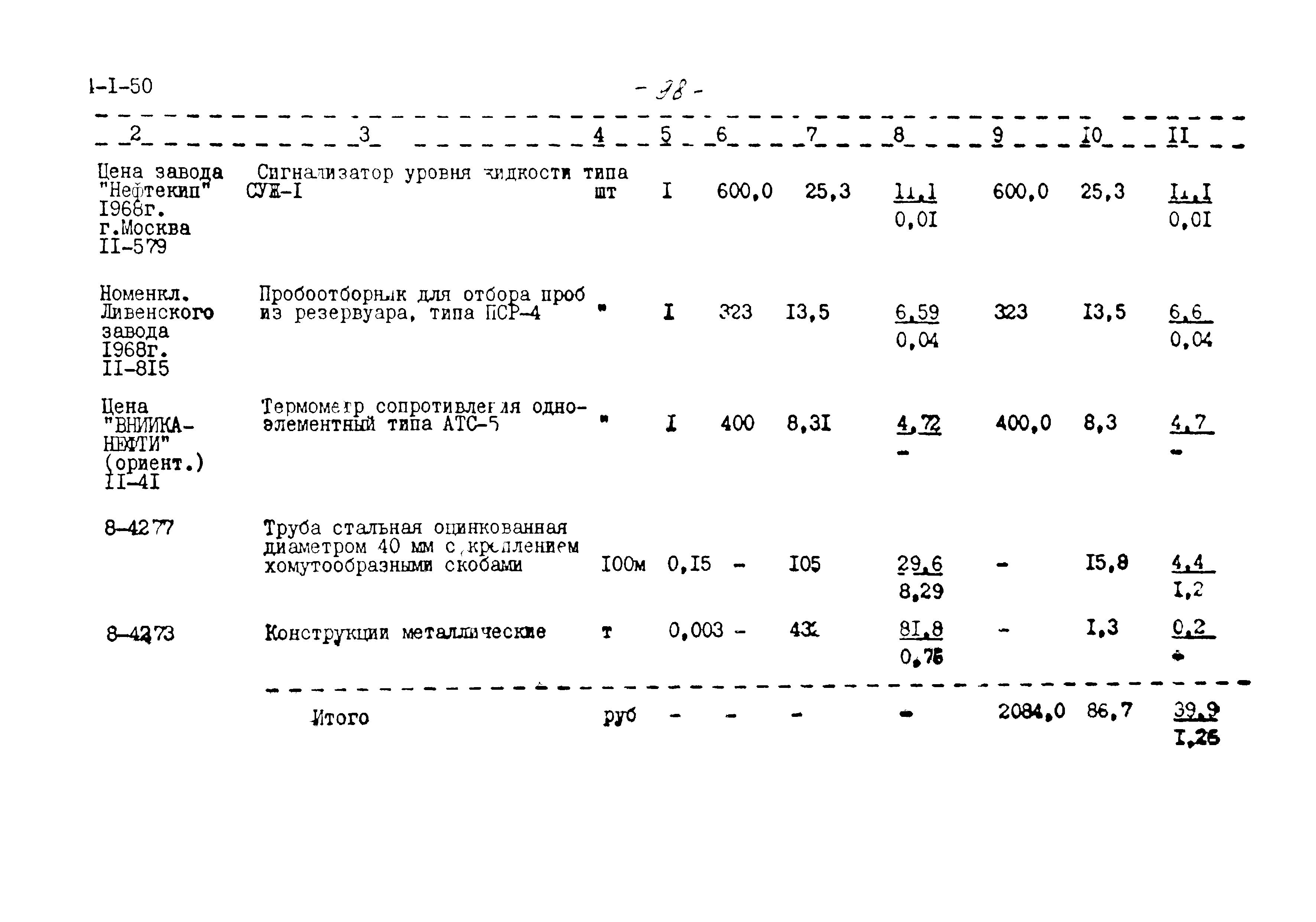 Типовой проект 704-1-50