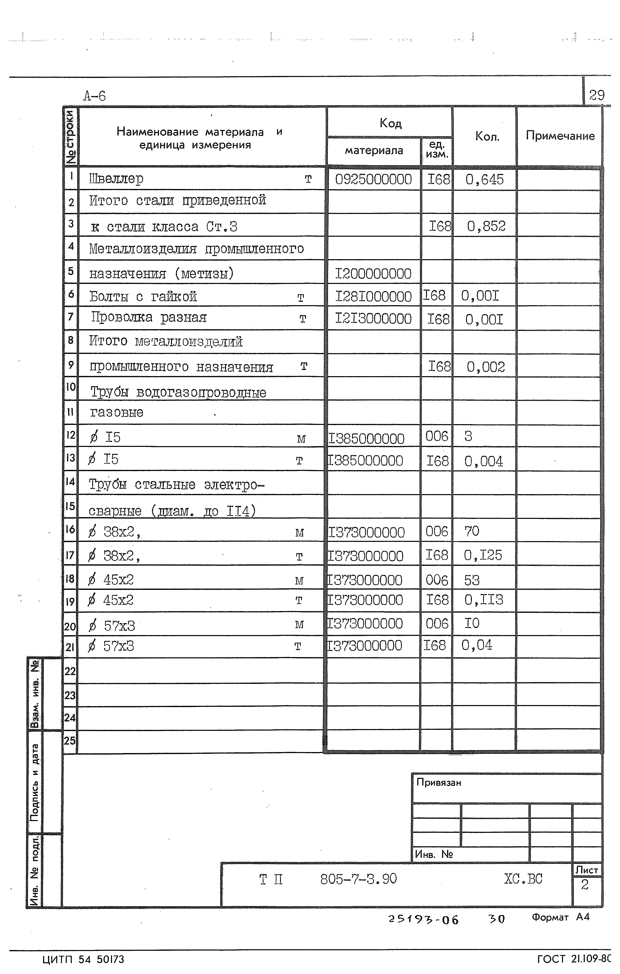 Типовой проект 805-7-3.90