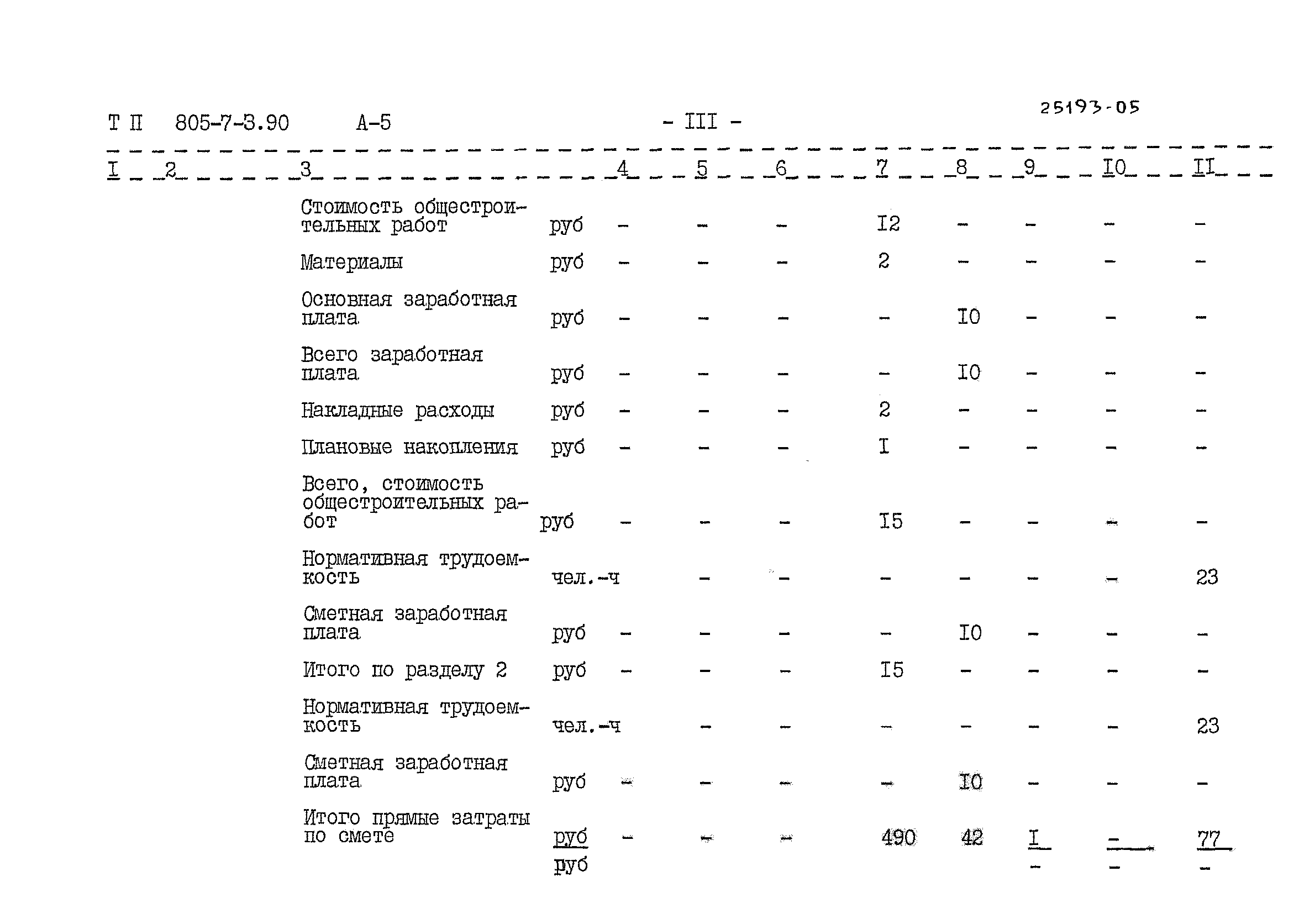 Типовой проект 805-7-3.90