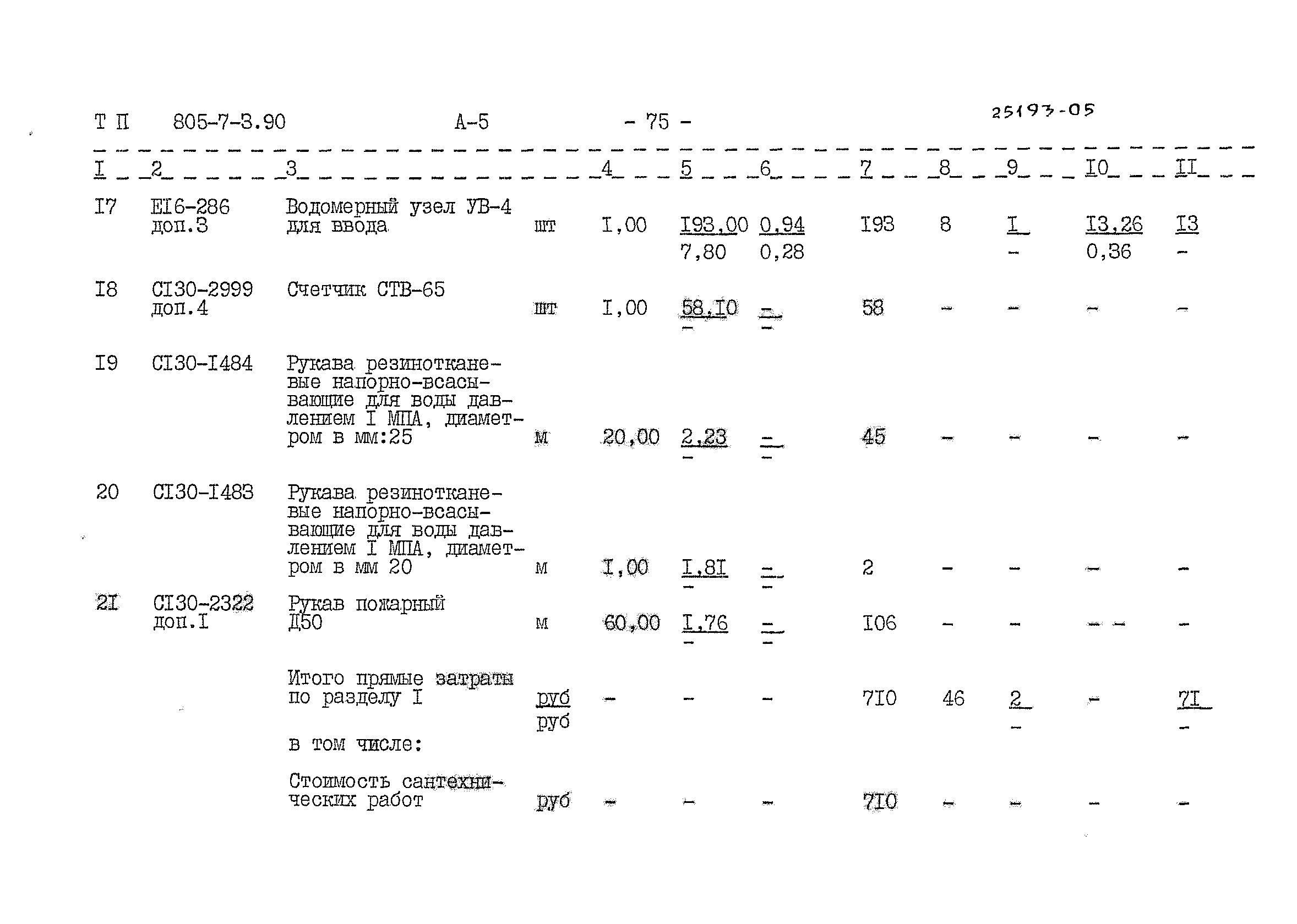 Типовой проект 805-7-3.90