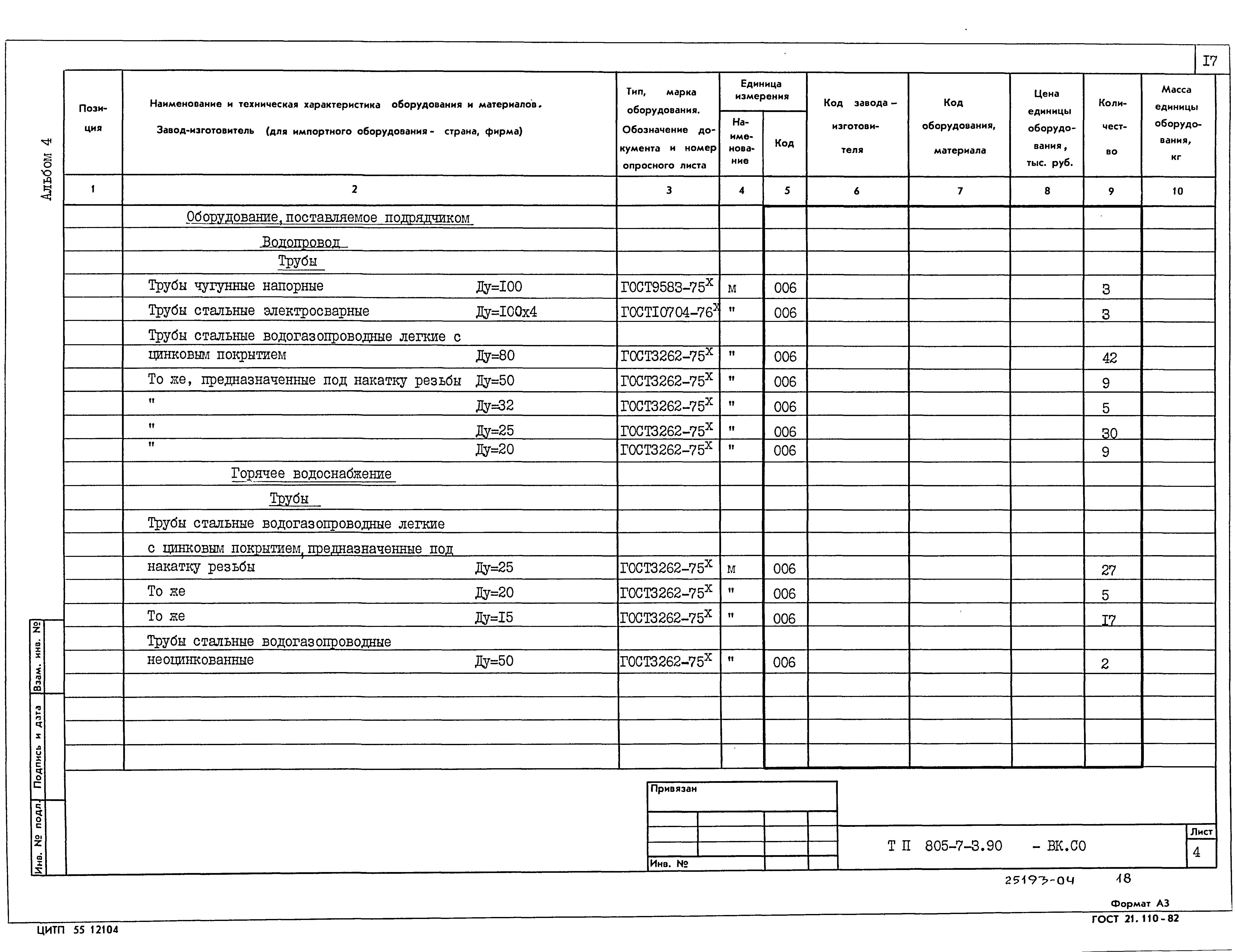 Типовой проект 805-7-3.90