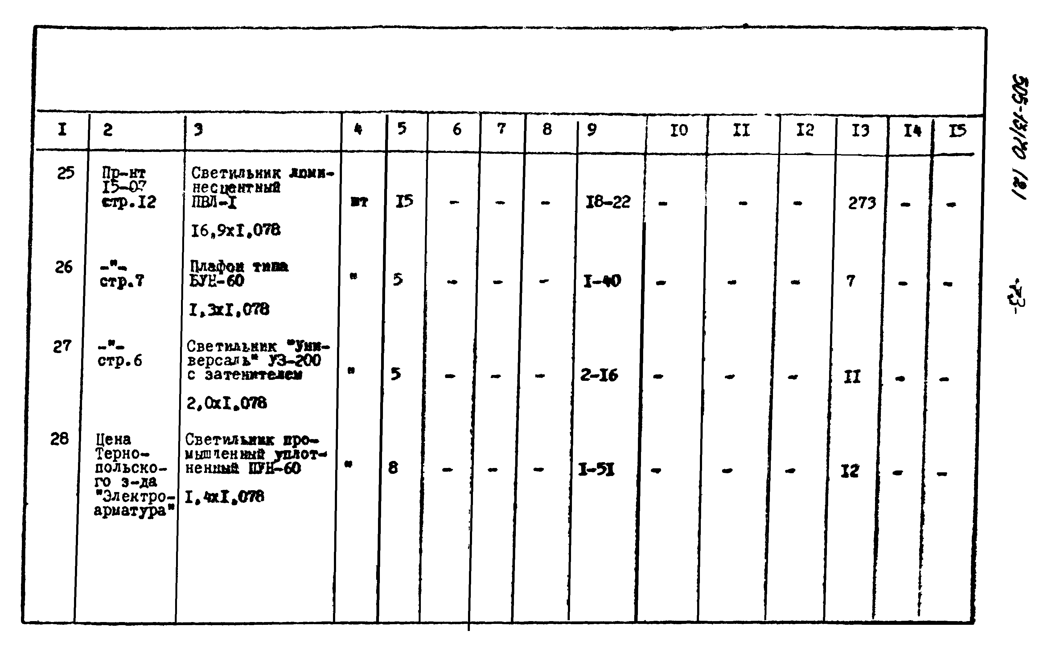 Типовой проект 505-13/70