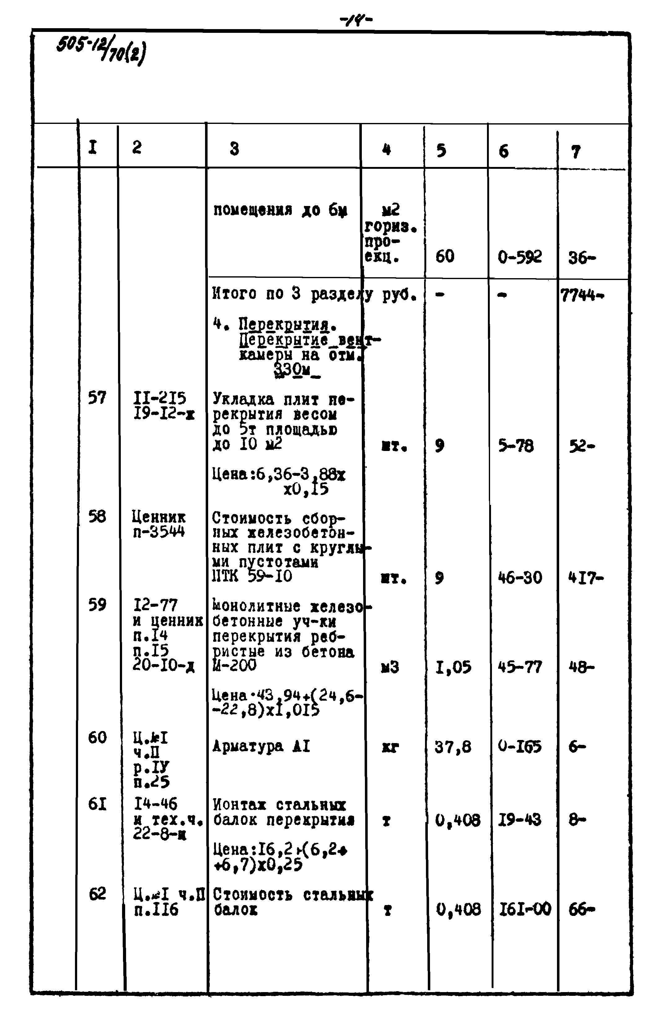 Типовой проект 505-12/70