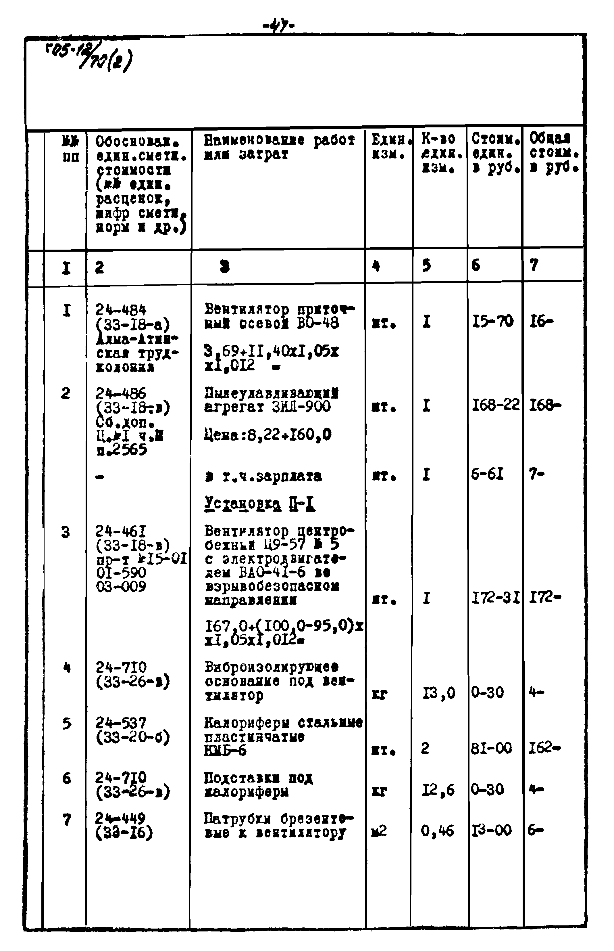 Типовой проект 505-12/70