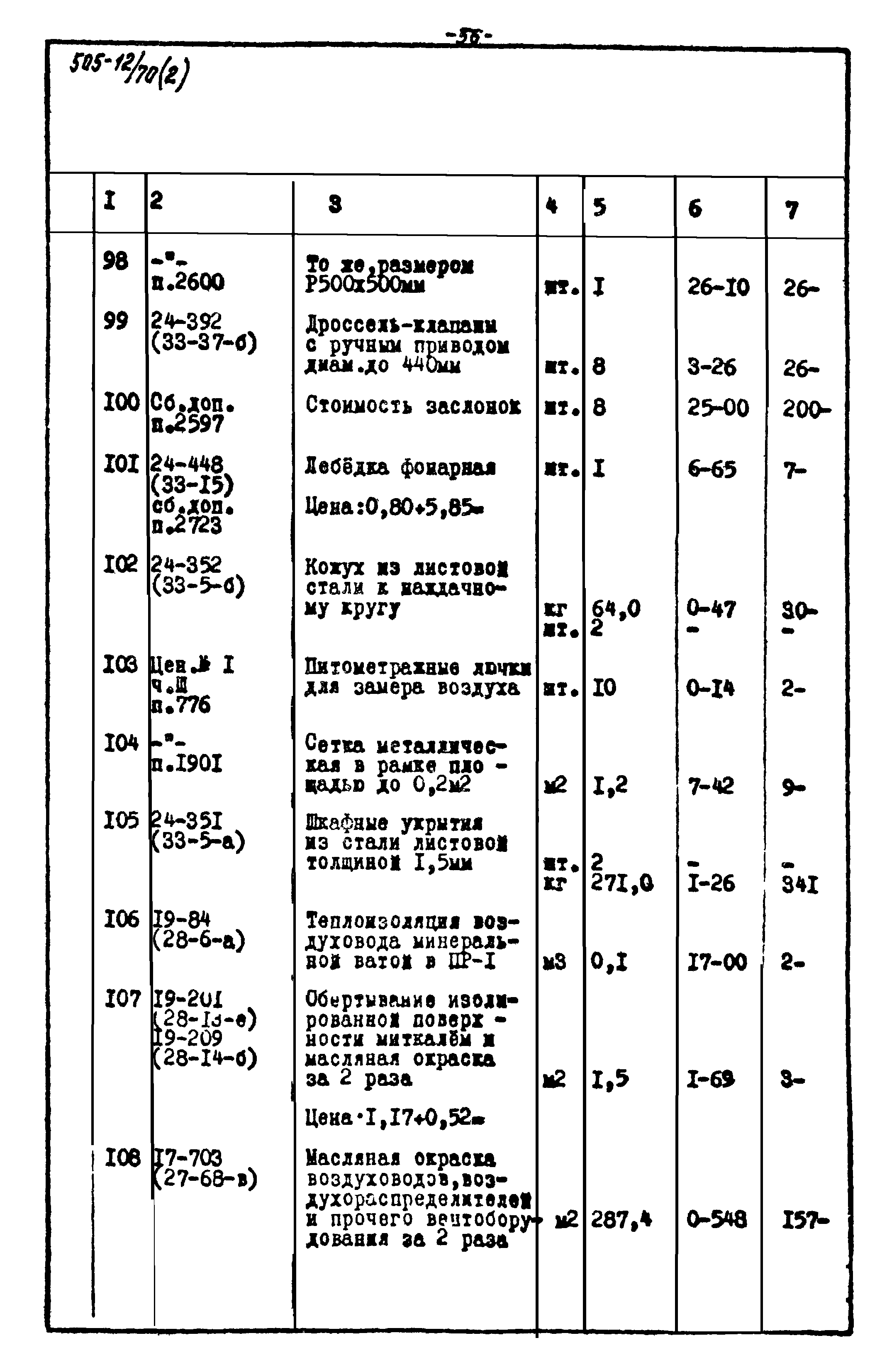 Типовой проект 505-12/70