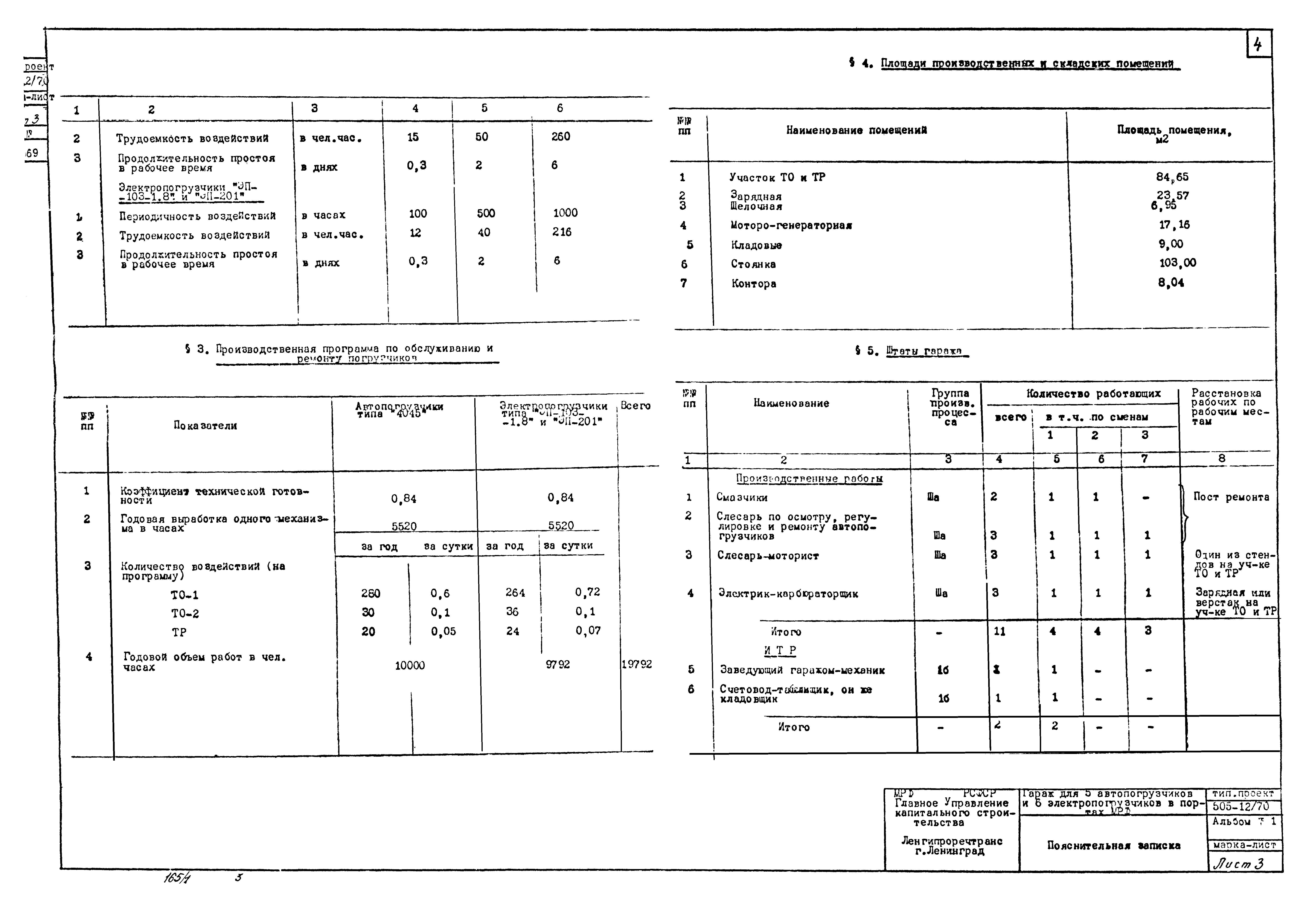 Типовой проект 505-12/70