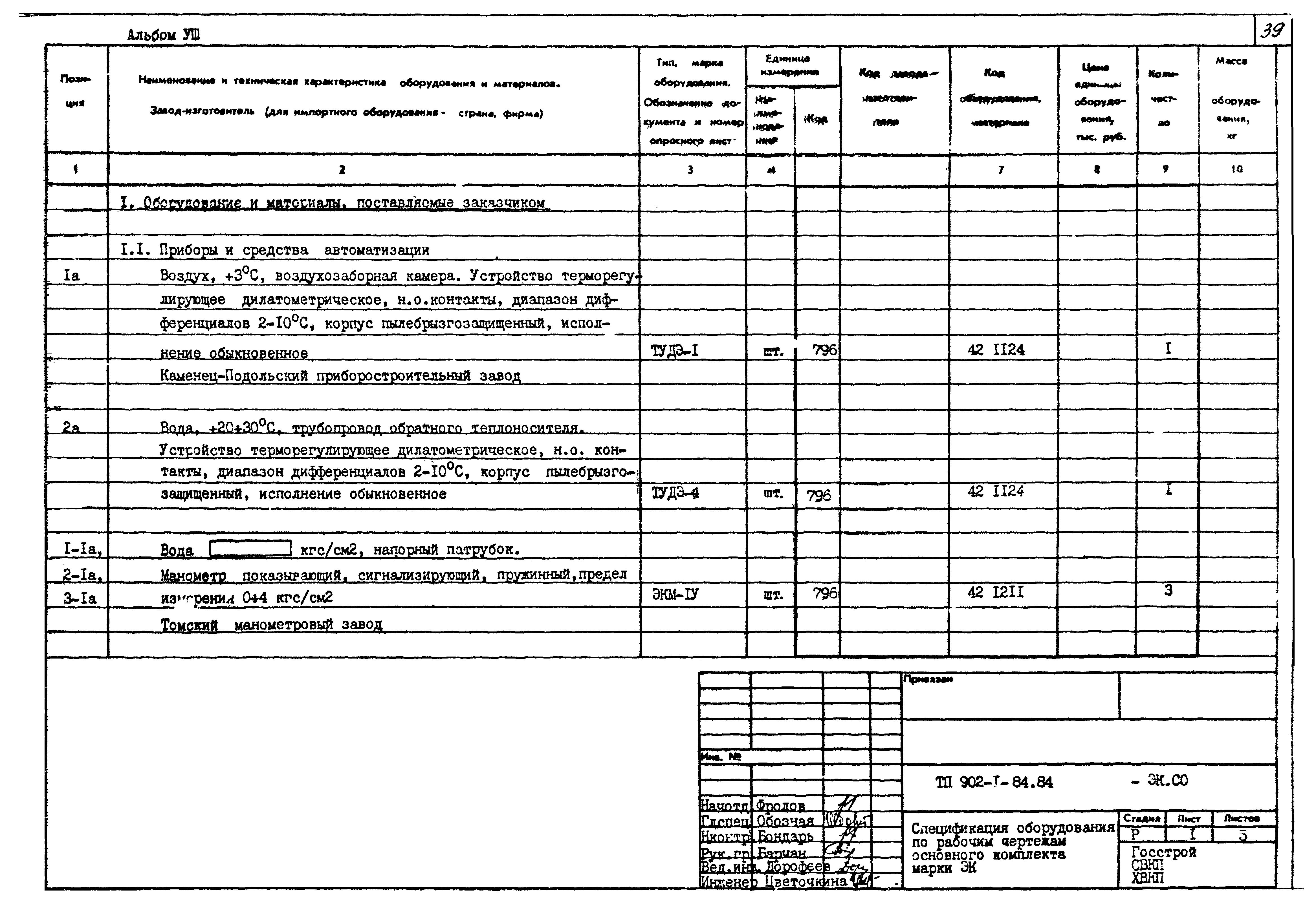 Типовой проект 902-1-88.84