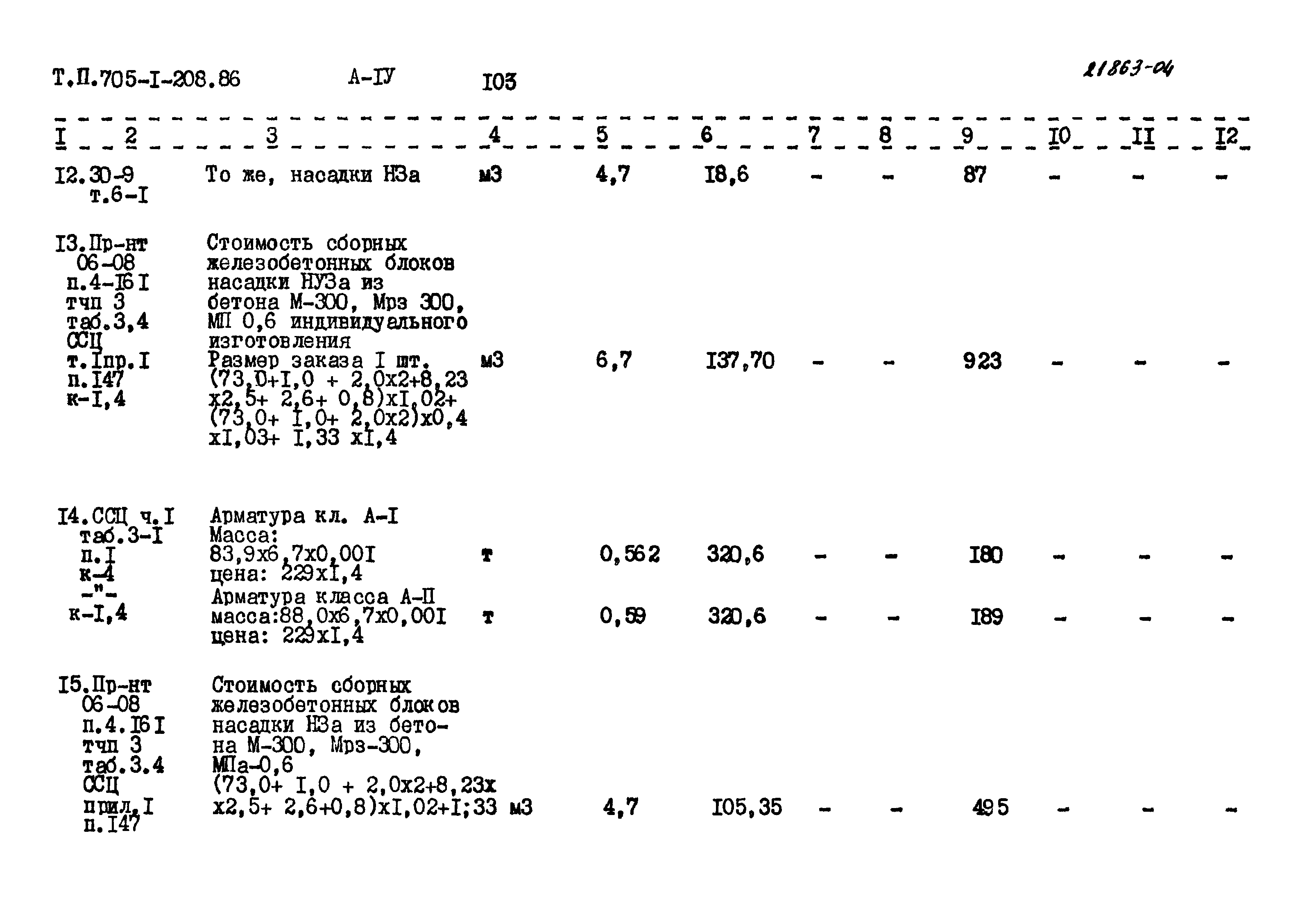 Типовой проект 705-1-208.86