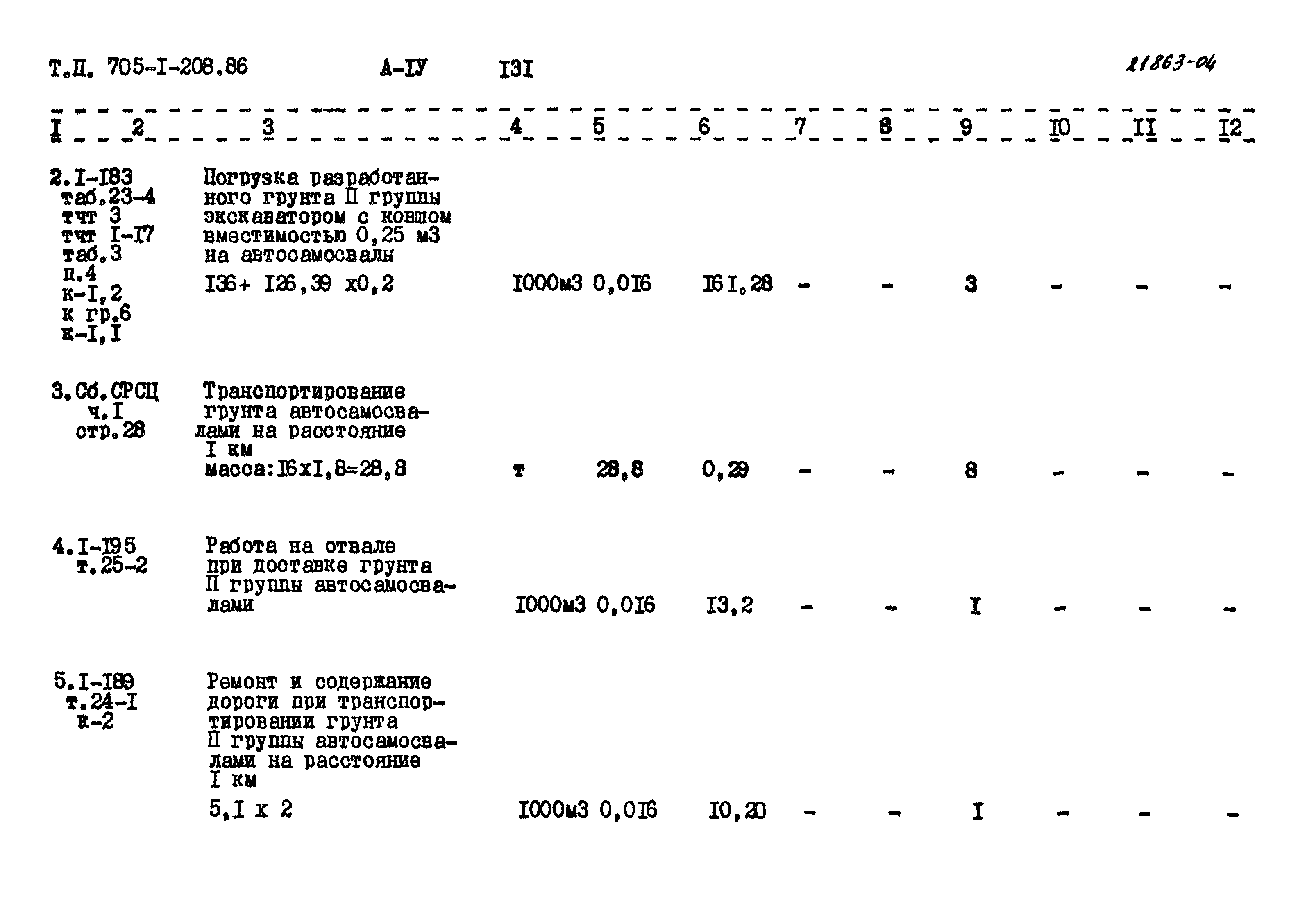 Типовой проект 705-1-208.86