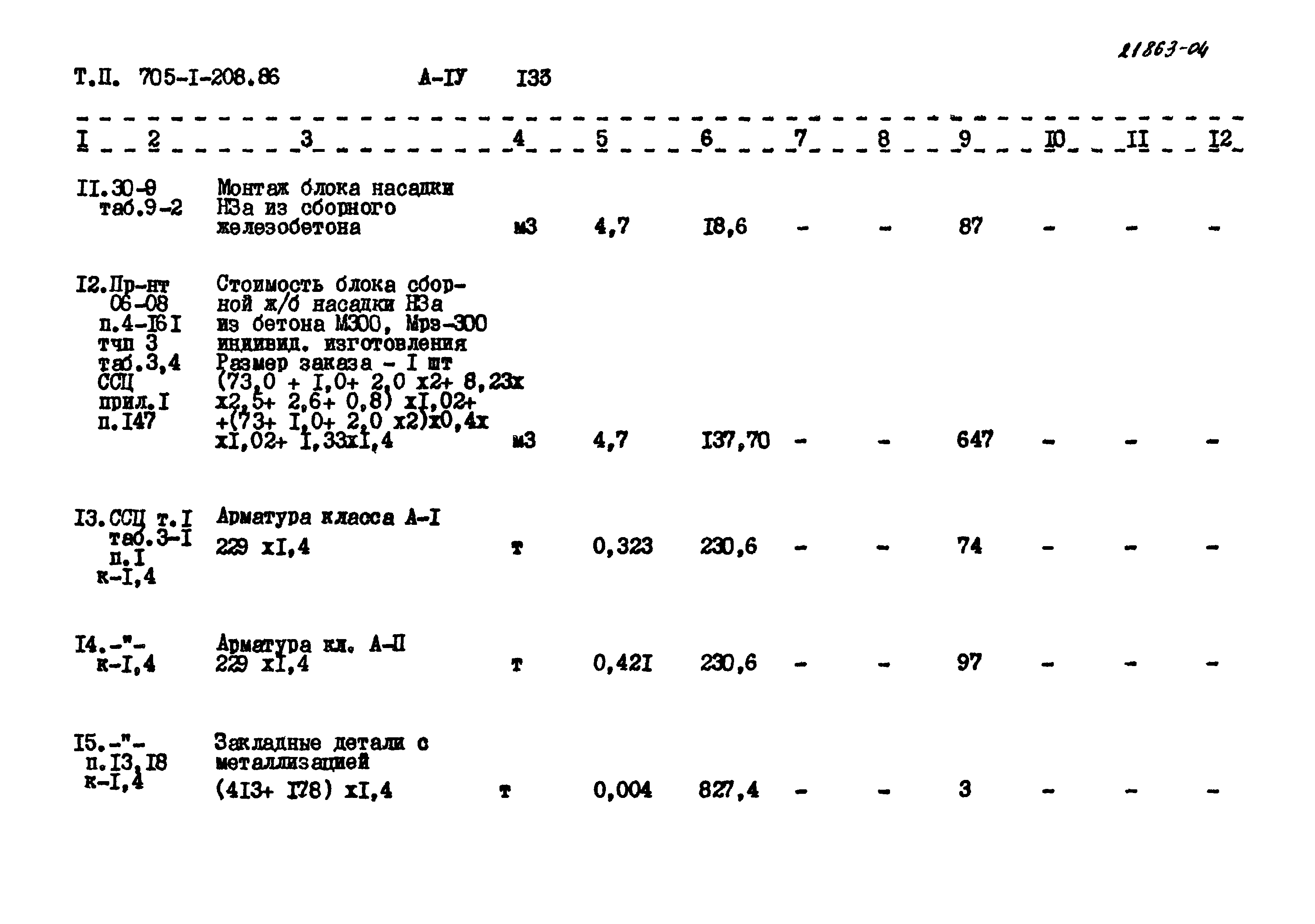 Типовой проект 705-1-208.86