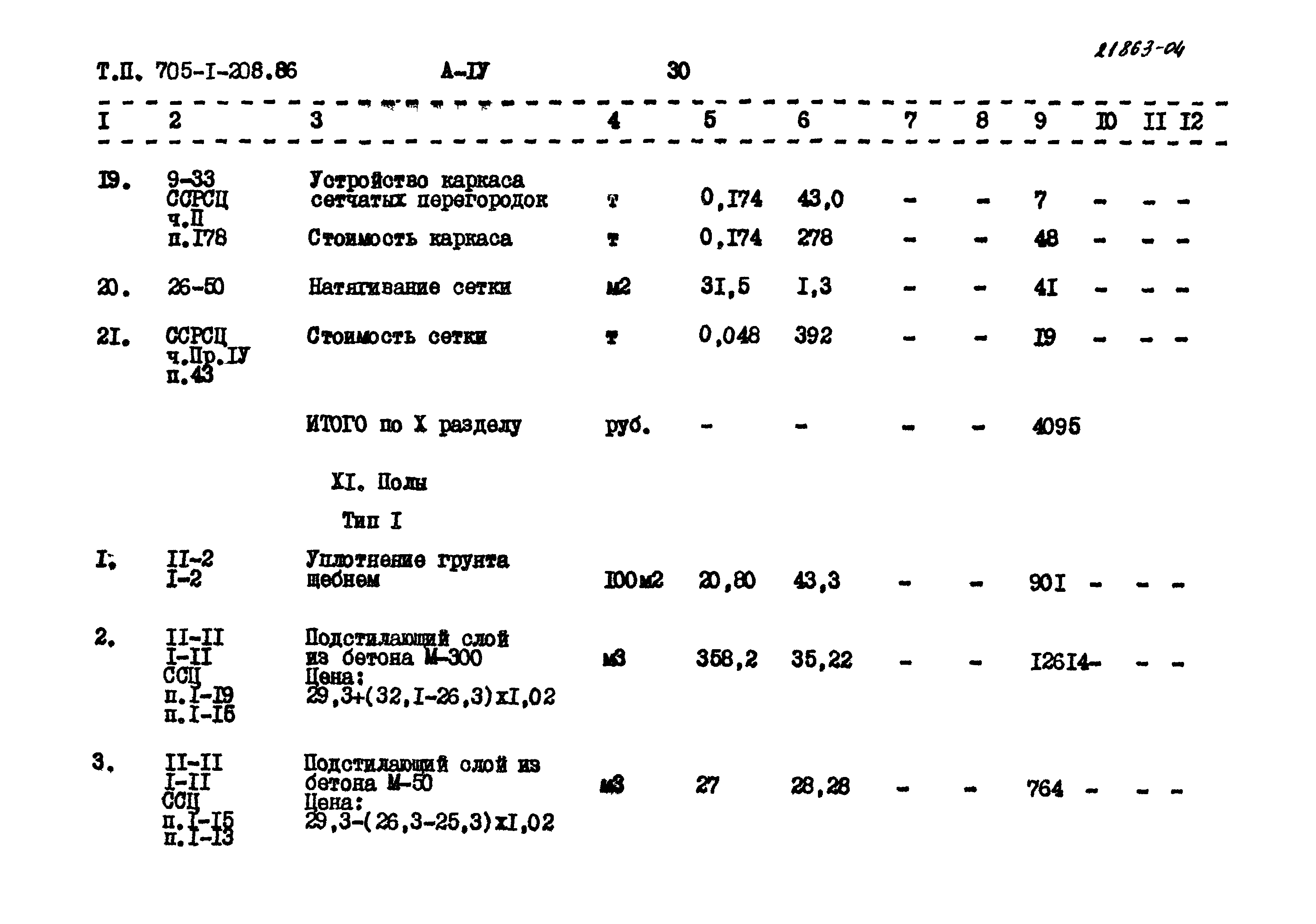 Типовой проект 705-1-208.86