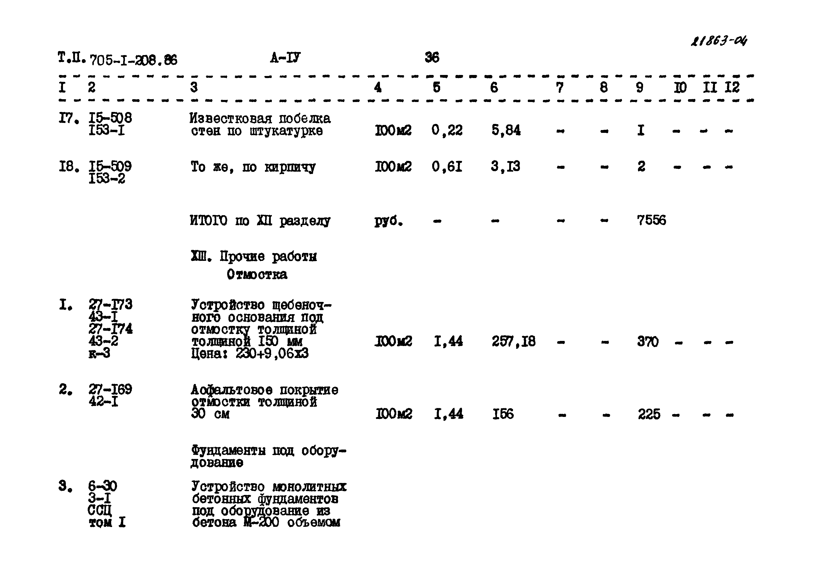 Типовой проект 705-1-208.86