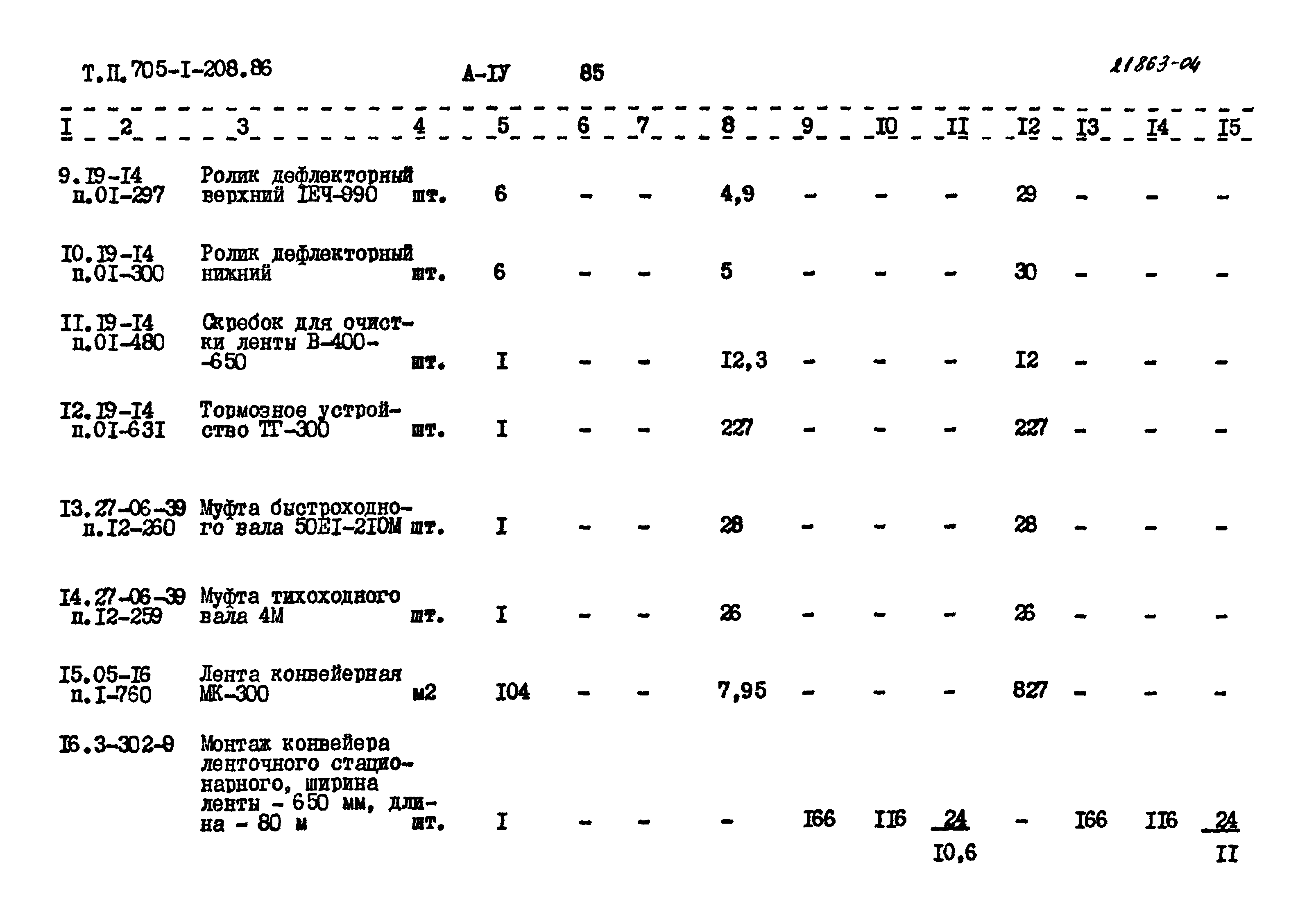 Типовой проект 705-1-208.86