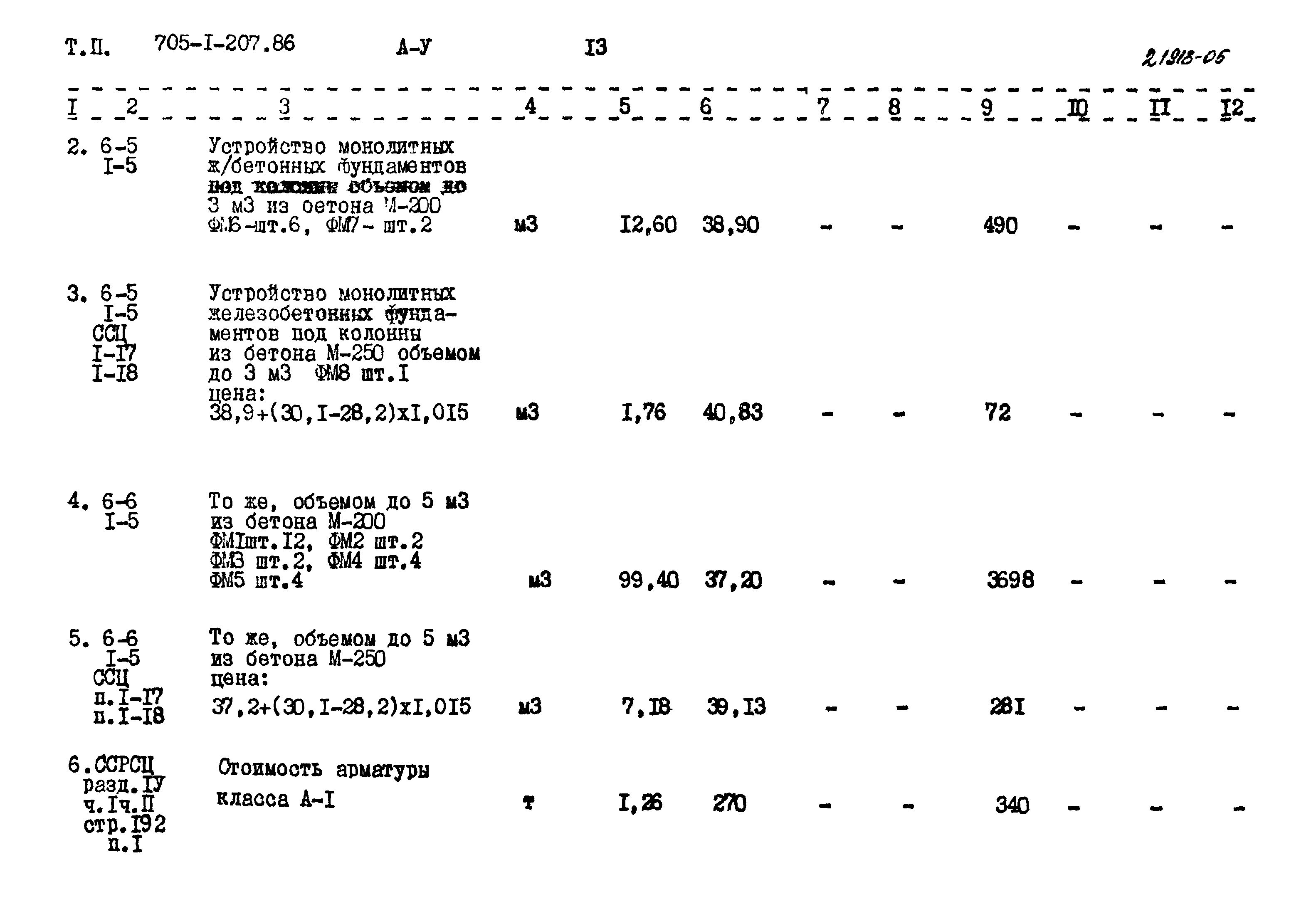 Типовой проект 705-1-207.86