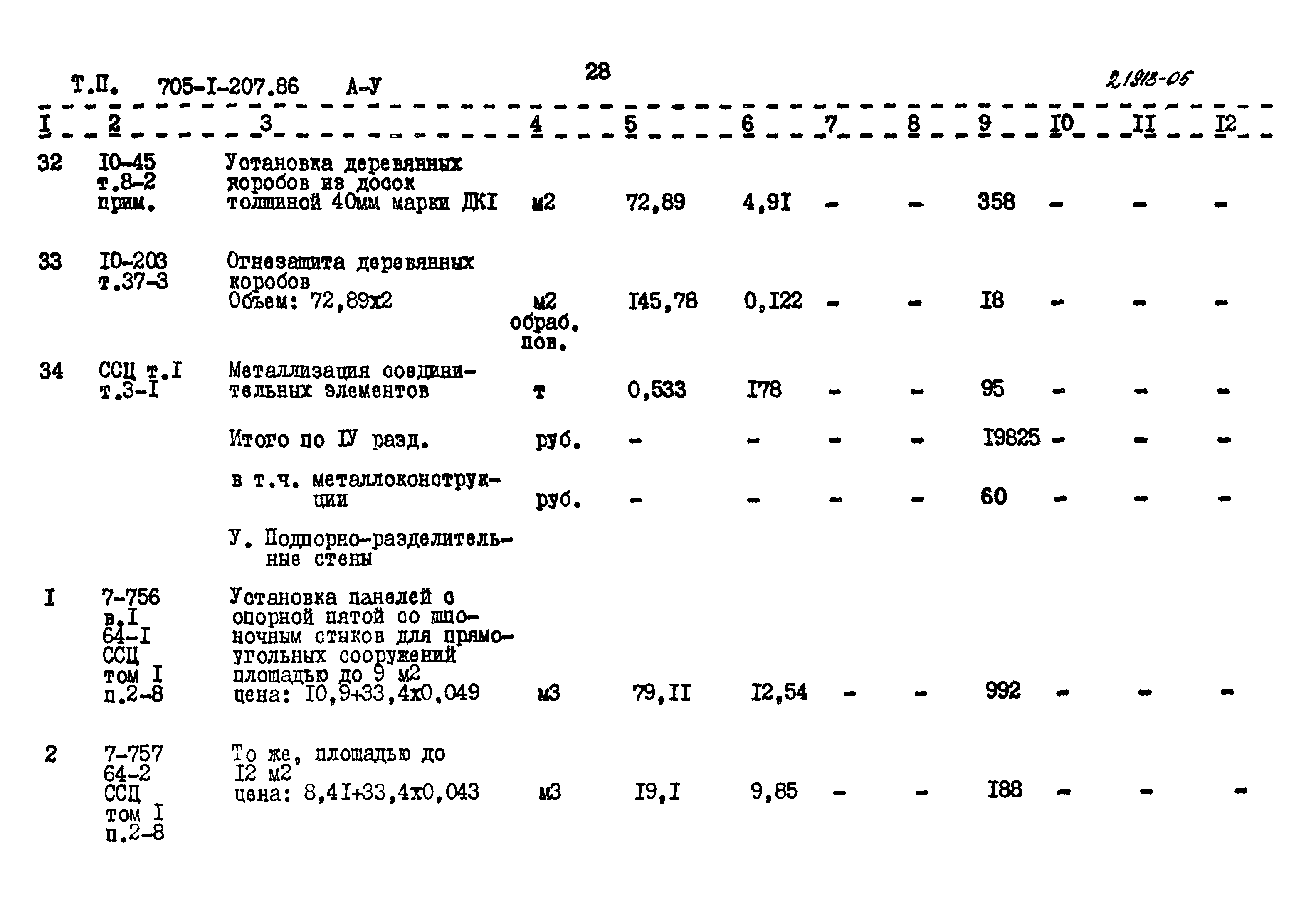 Типовой проект 705-1-207.86