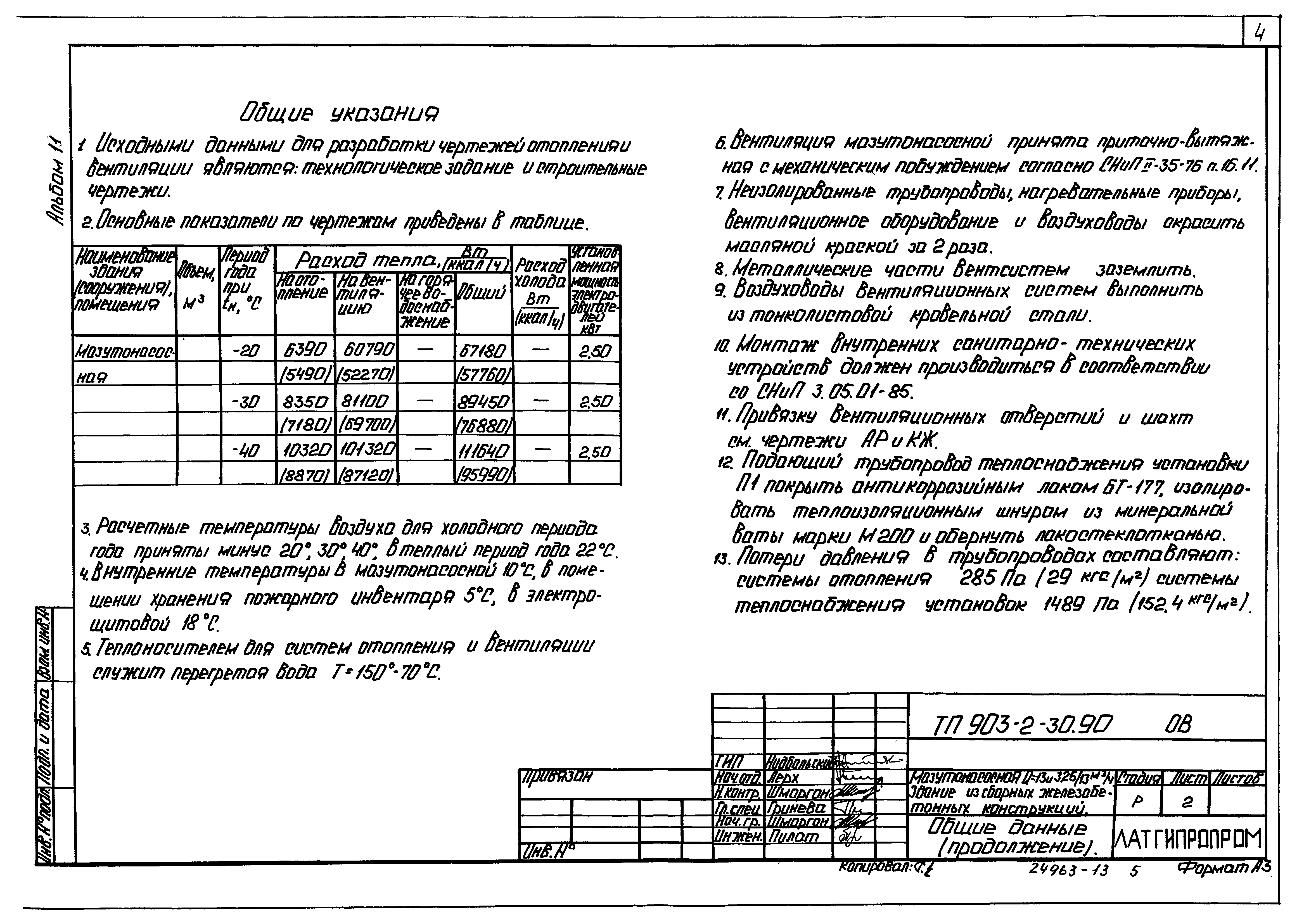 Типовой проект 903-2-30.90