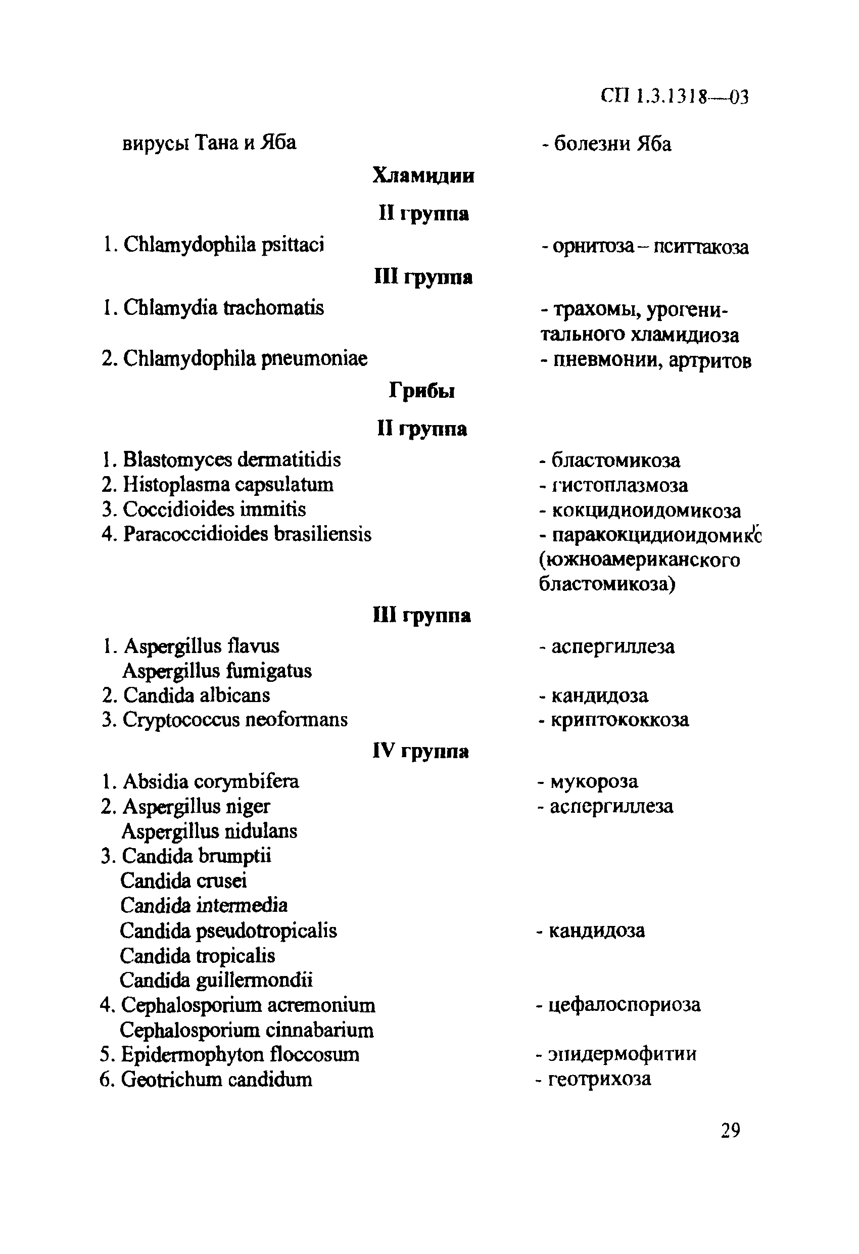 СП 1.3.1318-03