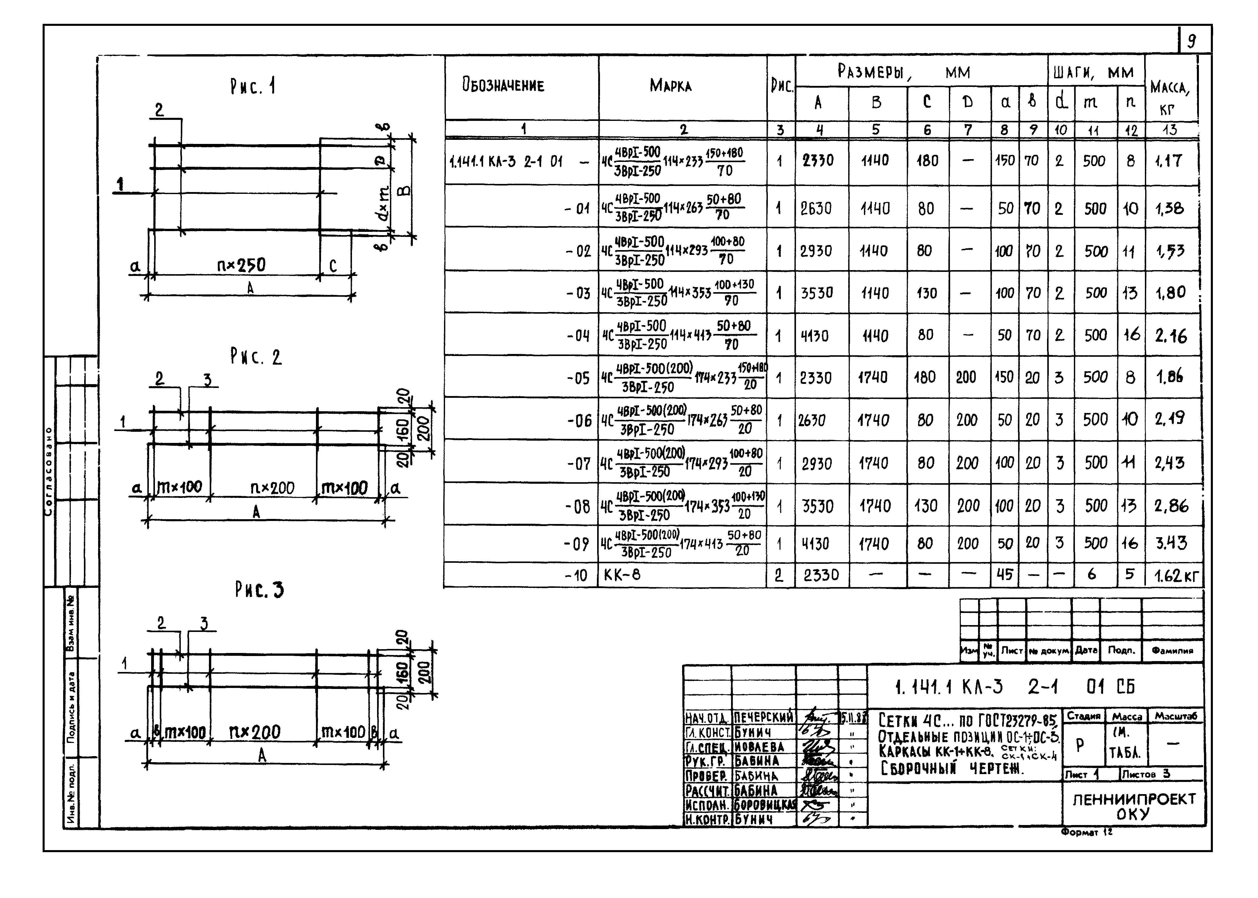 Серия 1.141.1 КЛ-3