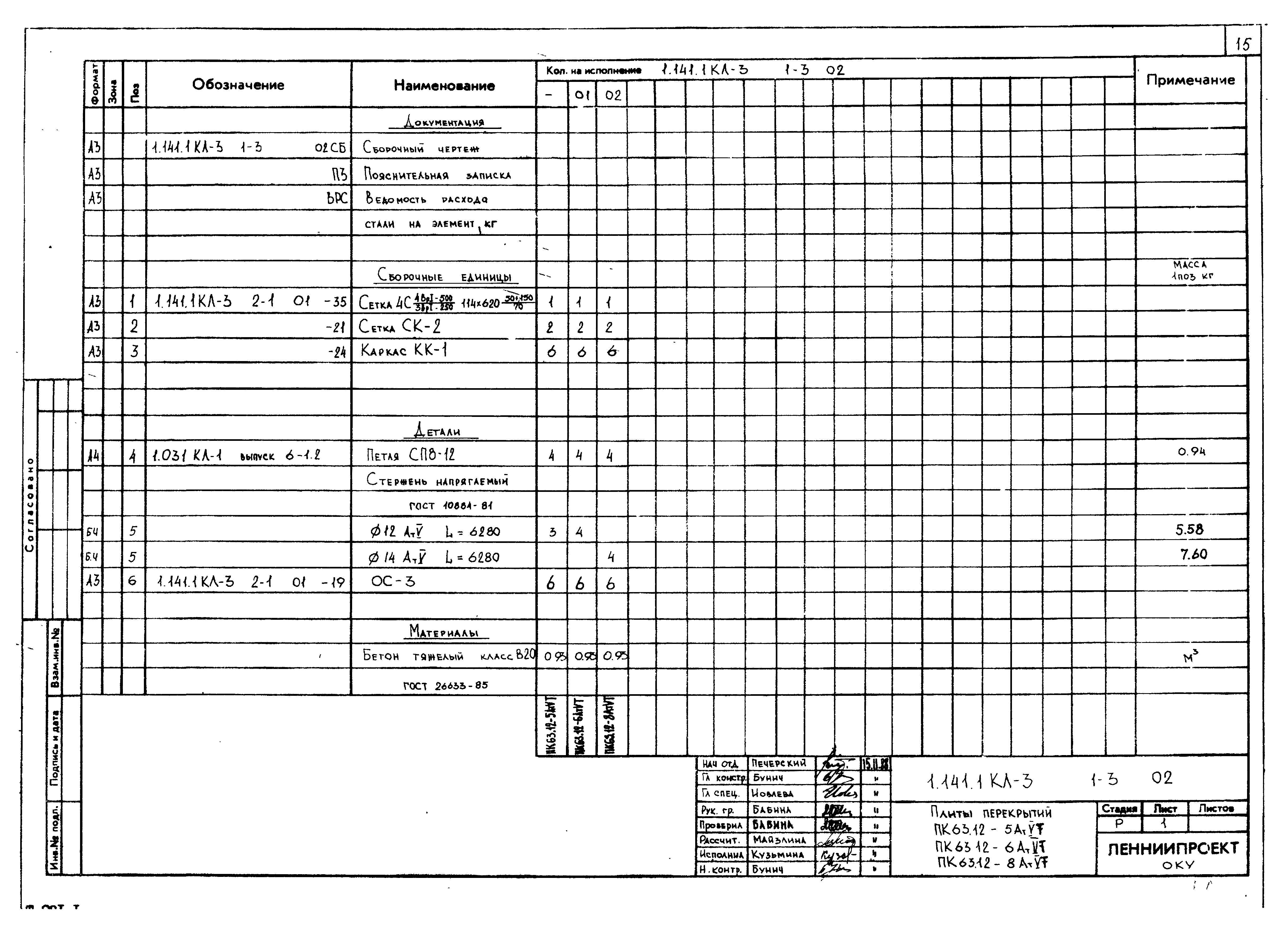 Серия 1.141.1 КЛ-3