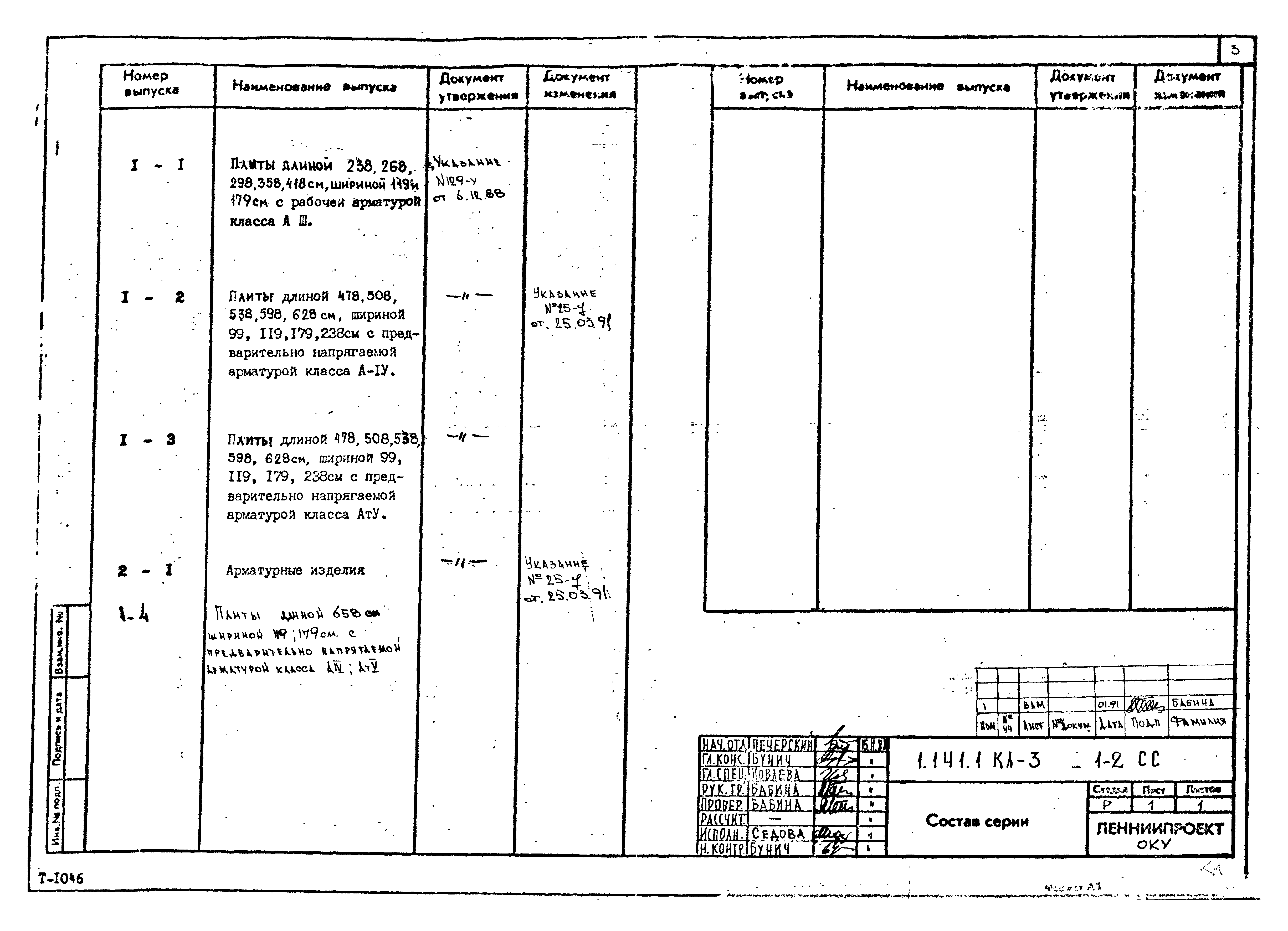 Серия 1.141.1 КЛ-3