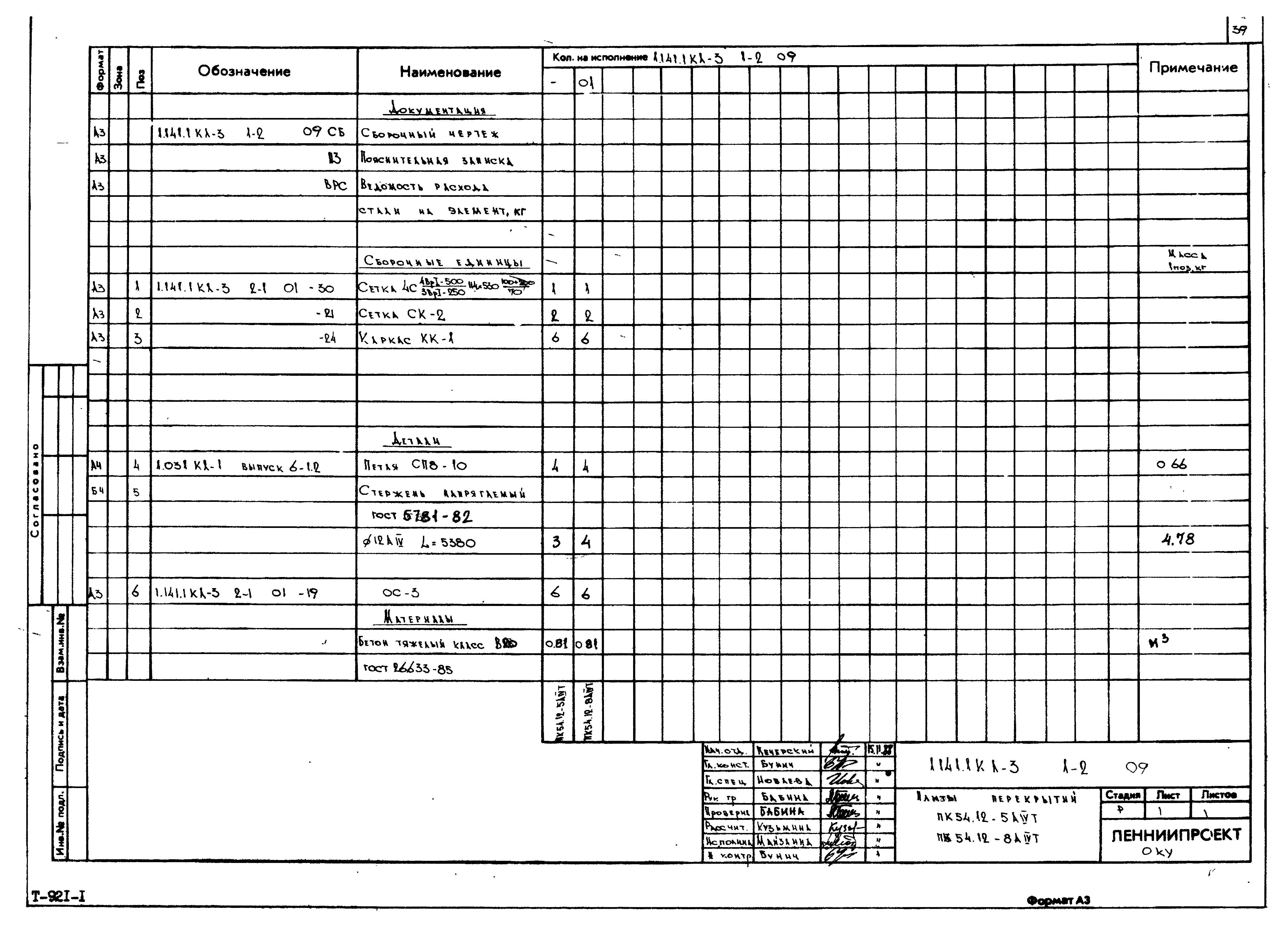 Серия 1.141.1 КЛ-3