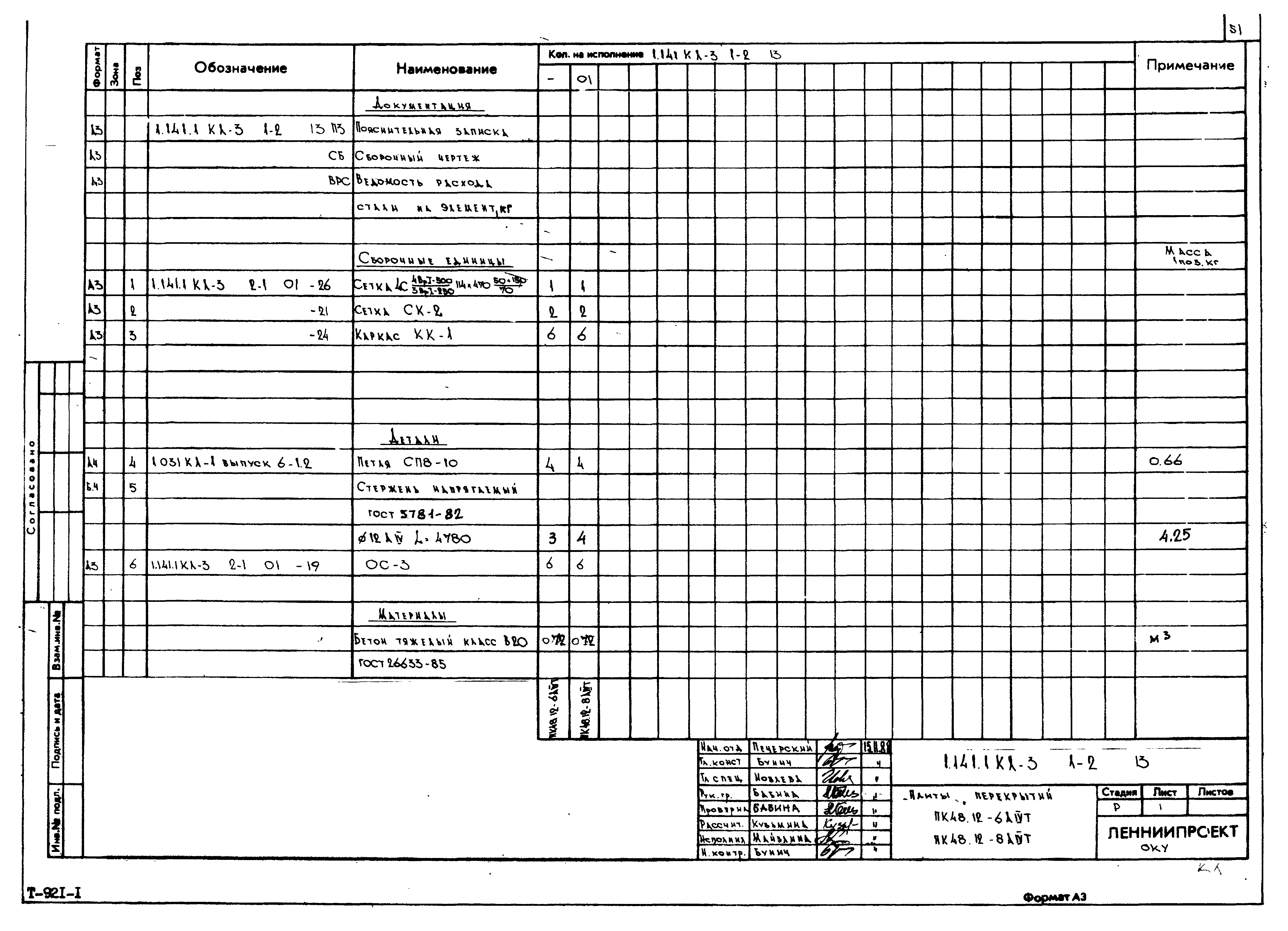 Серия 1.141.1 КЛ-3