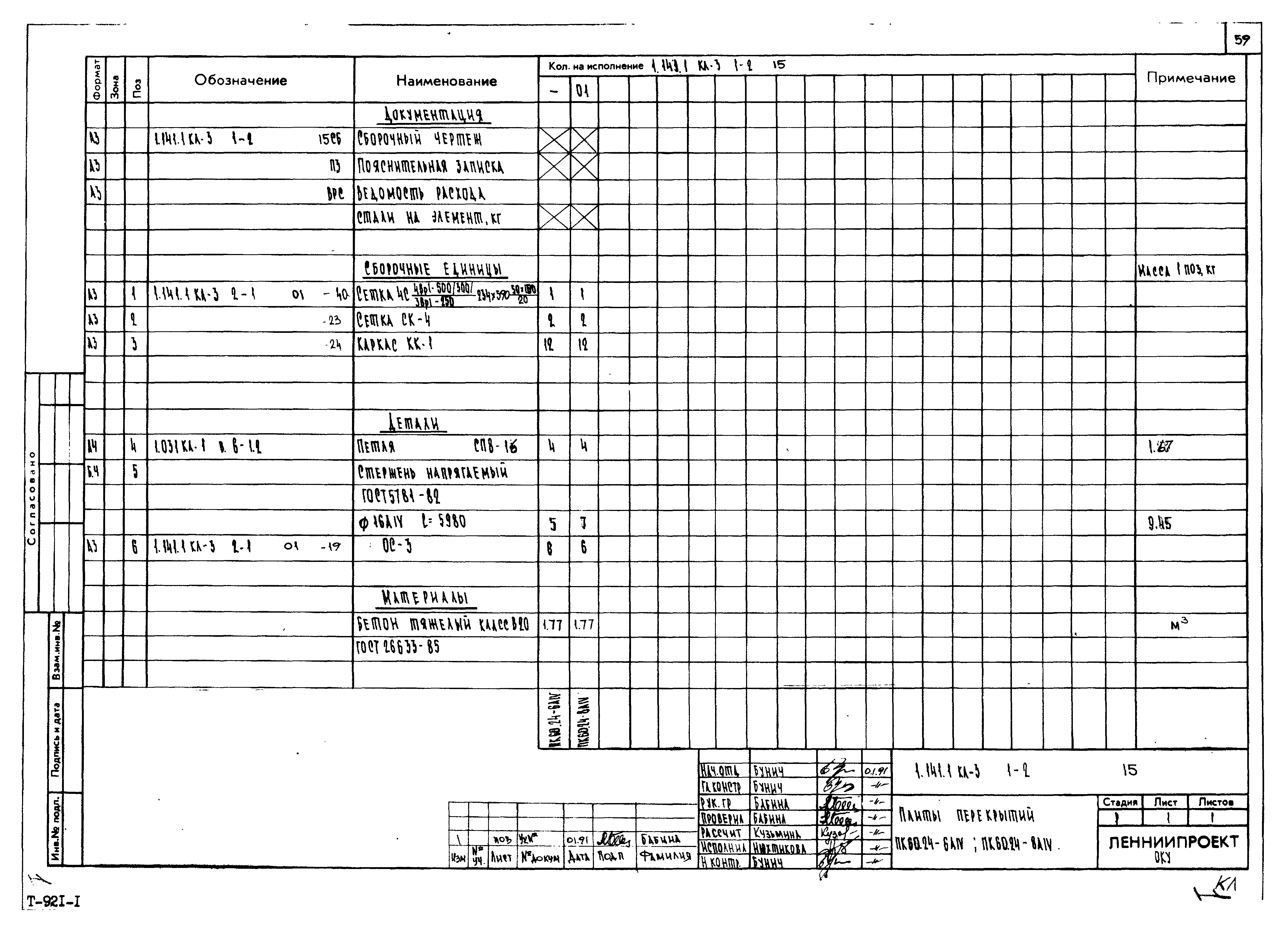 Серия 1.141.1 КЛ-3