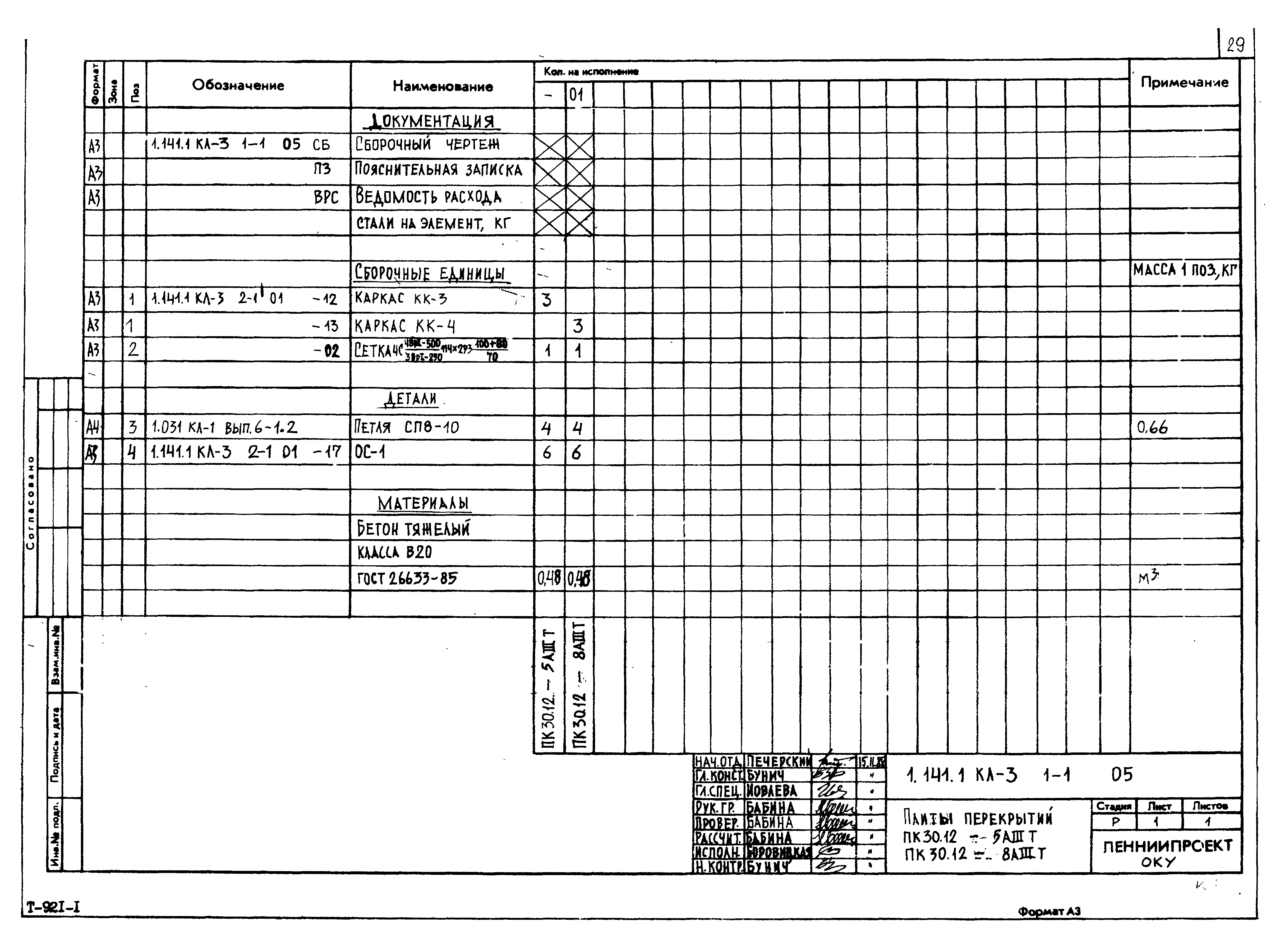 Серия 1.141.1 КЛ-3