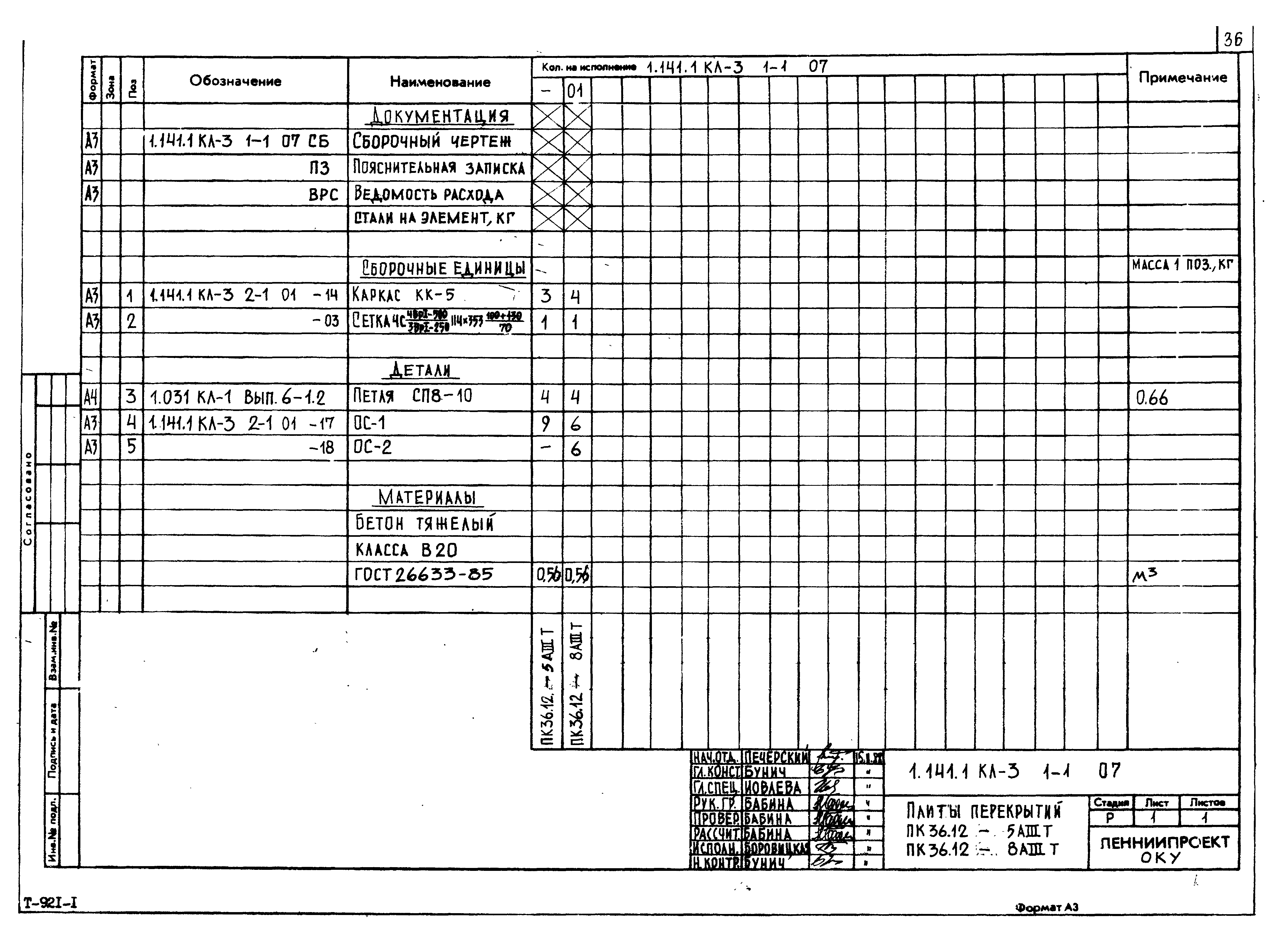 Серия 1.141.1 КЛ-3