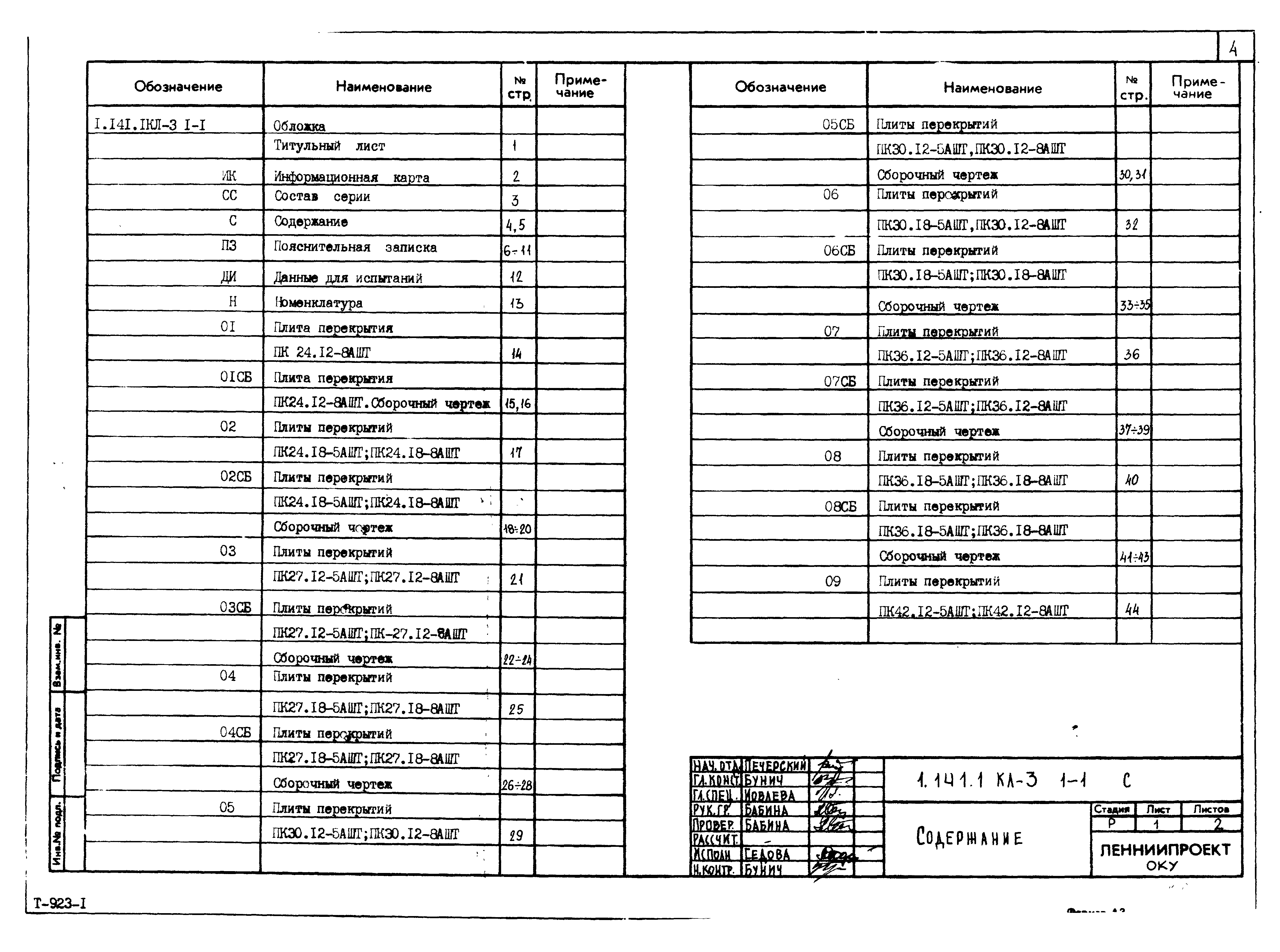 Серия 1.141.1 КЛ-3