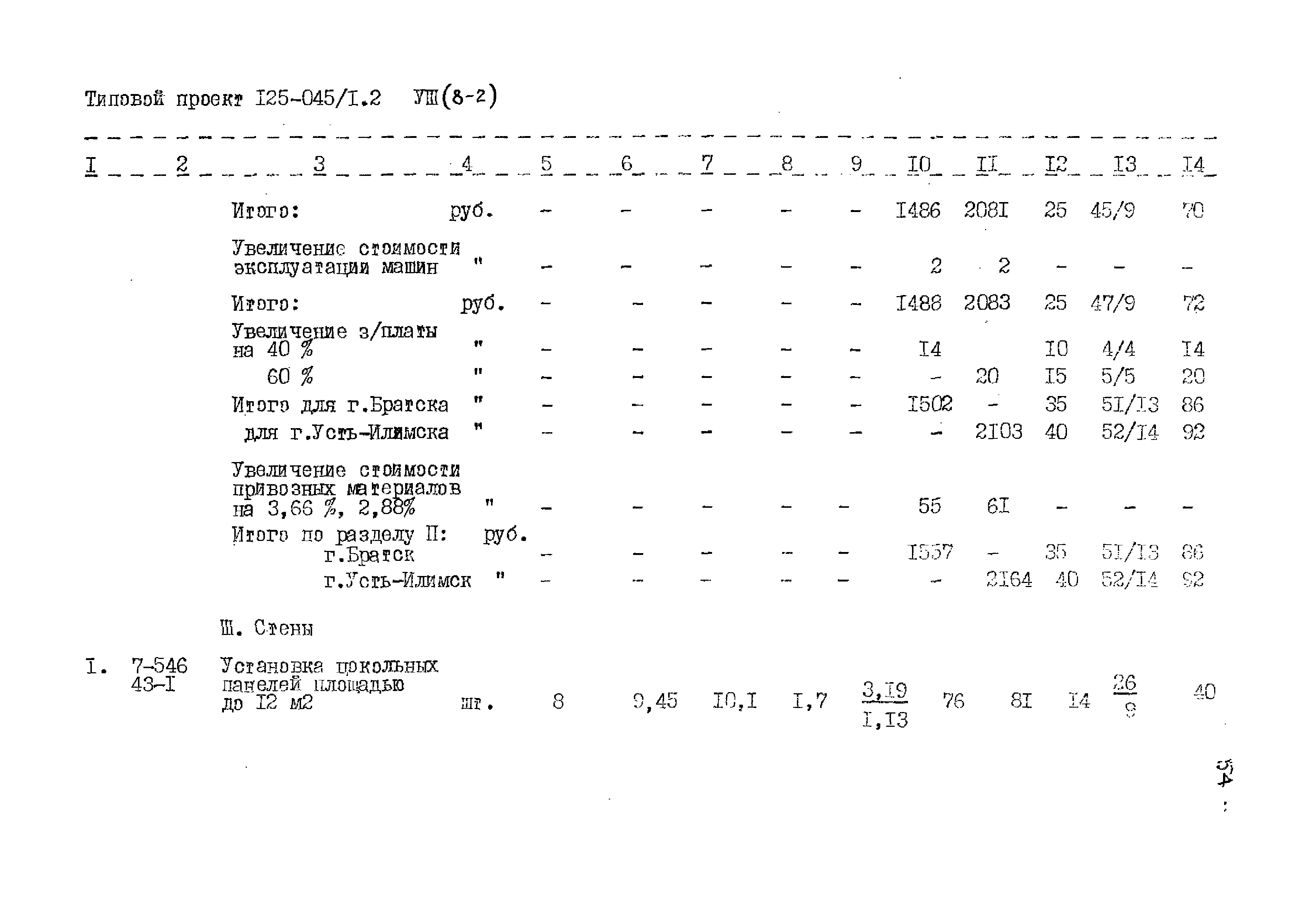 Типовой проект 125-045/1.2