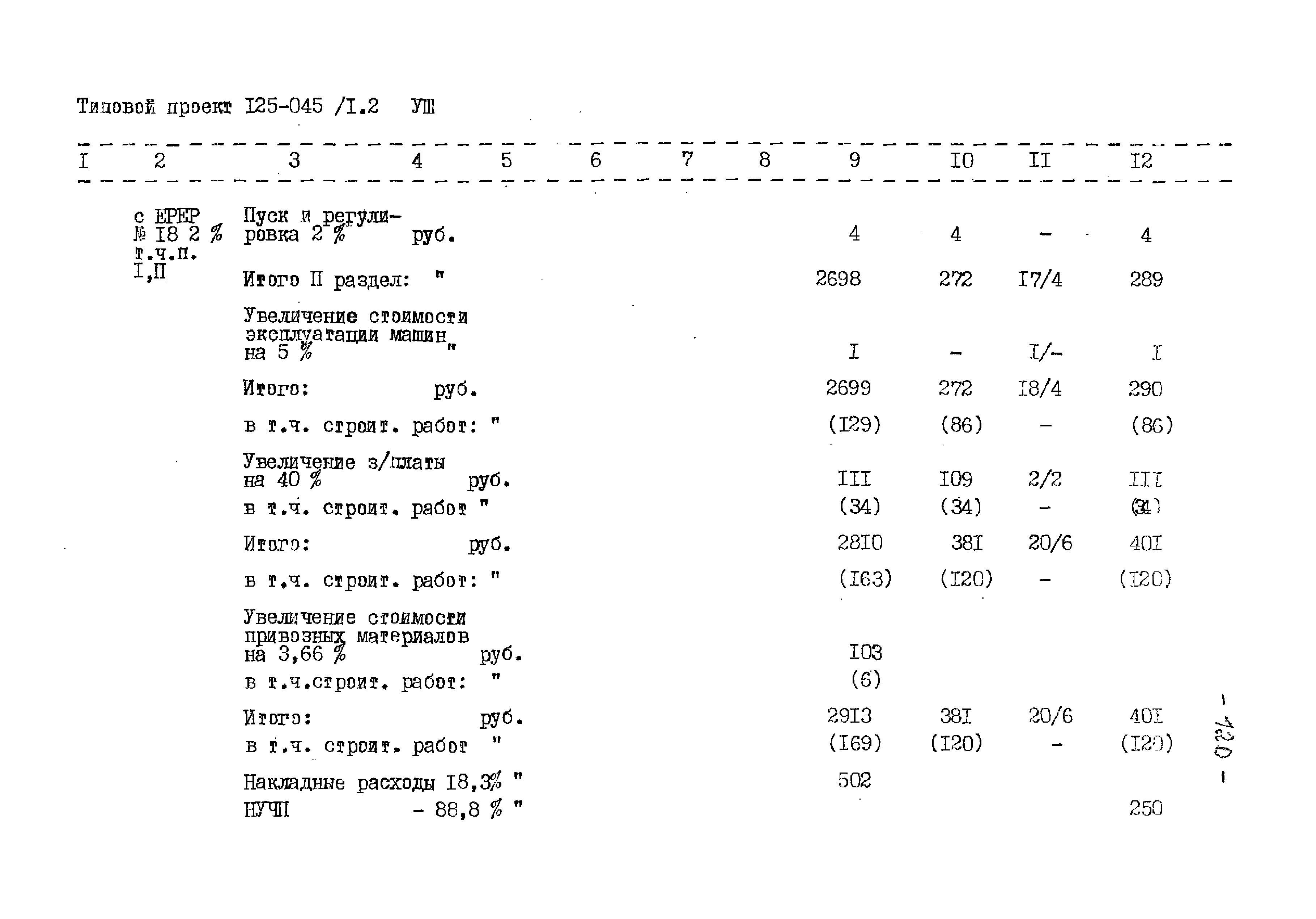 Типовой проект 125-045/1.2