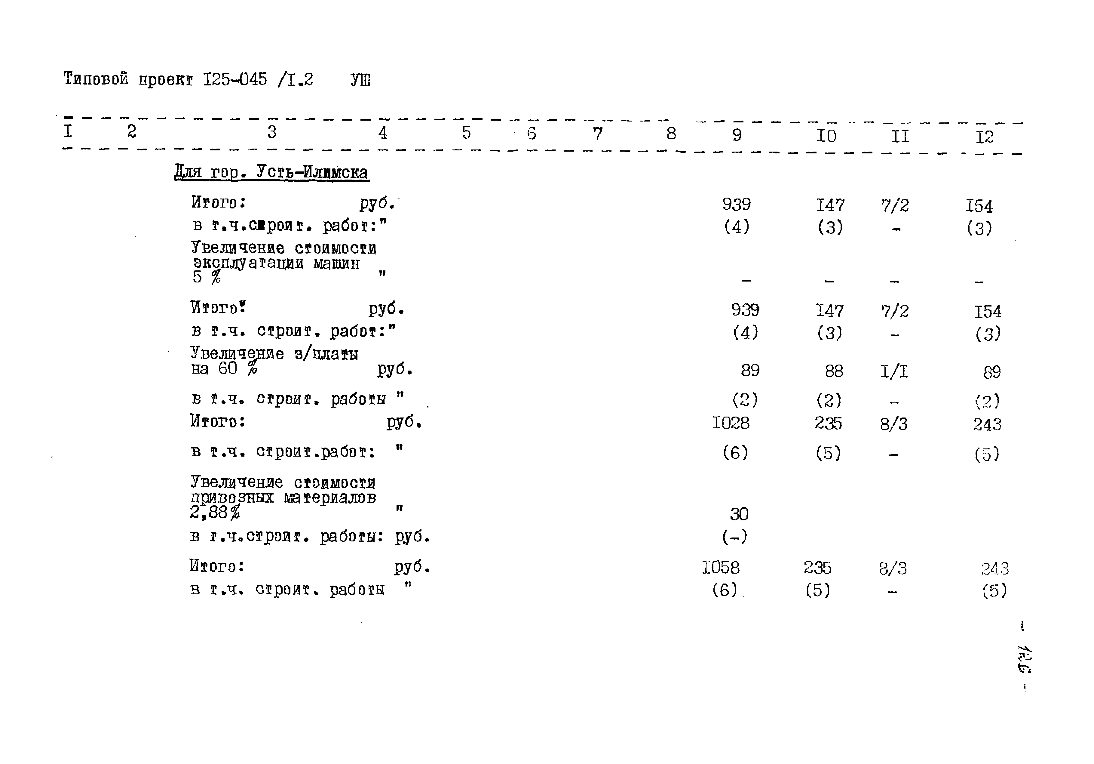 Типовой проект 125-045/1.2