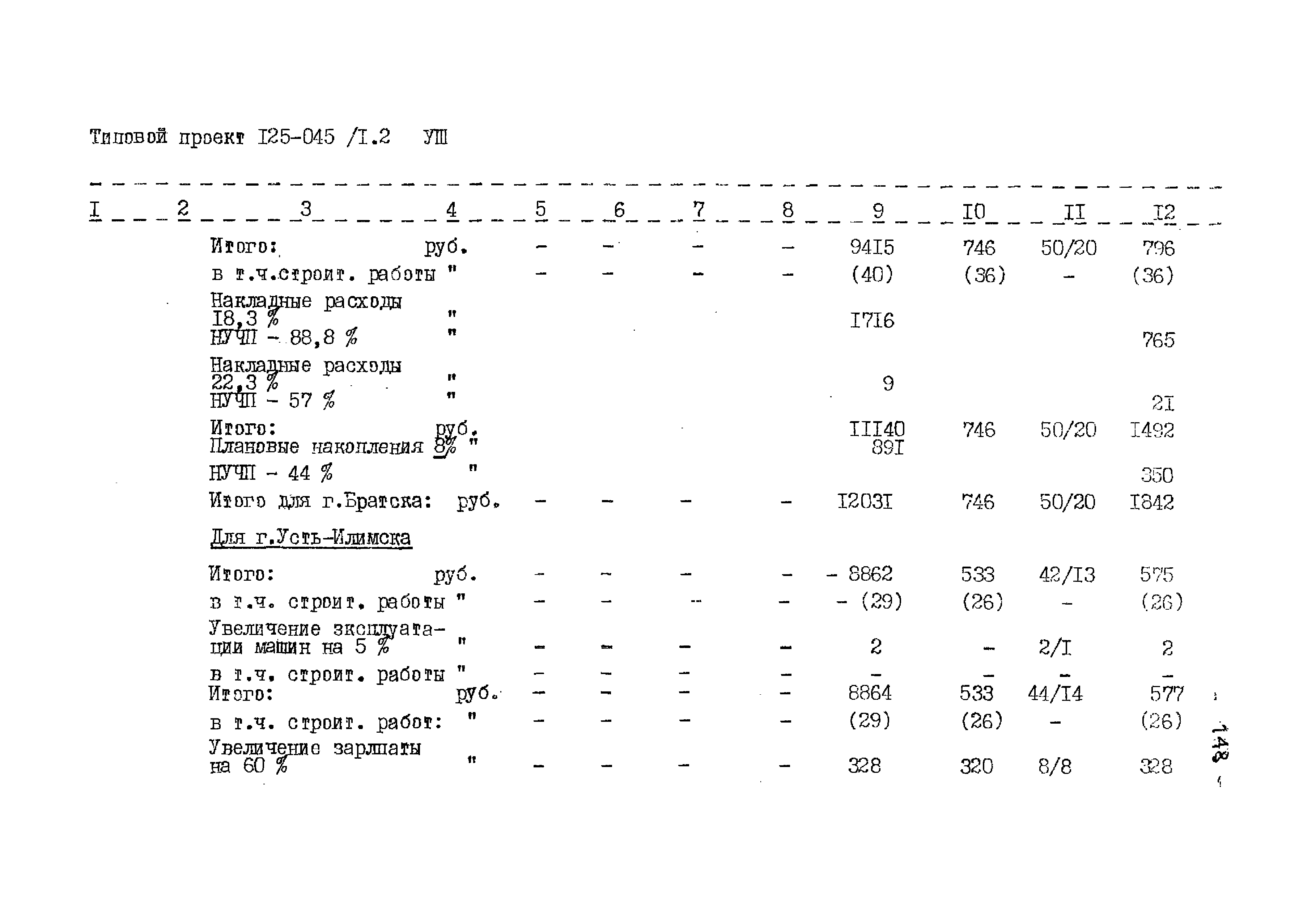 Типовой проект 125-045/1.2