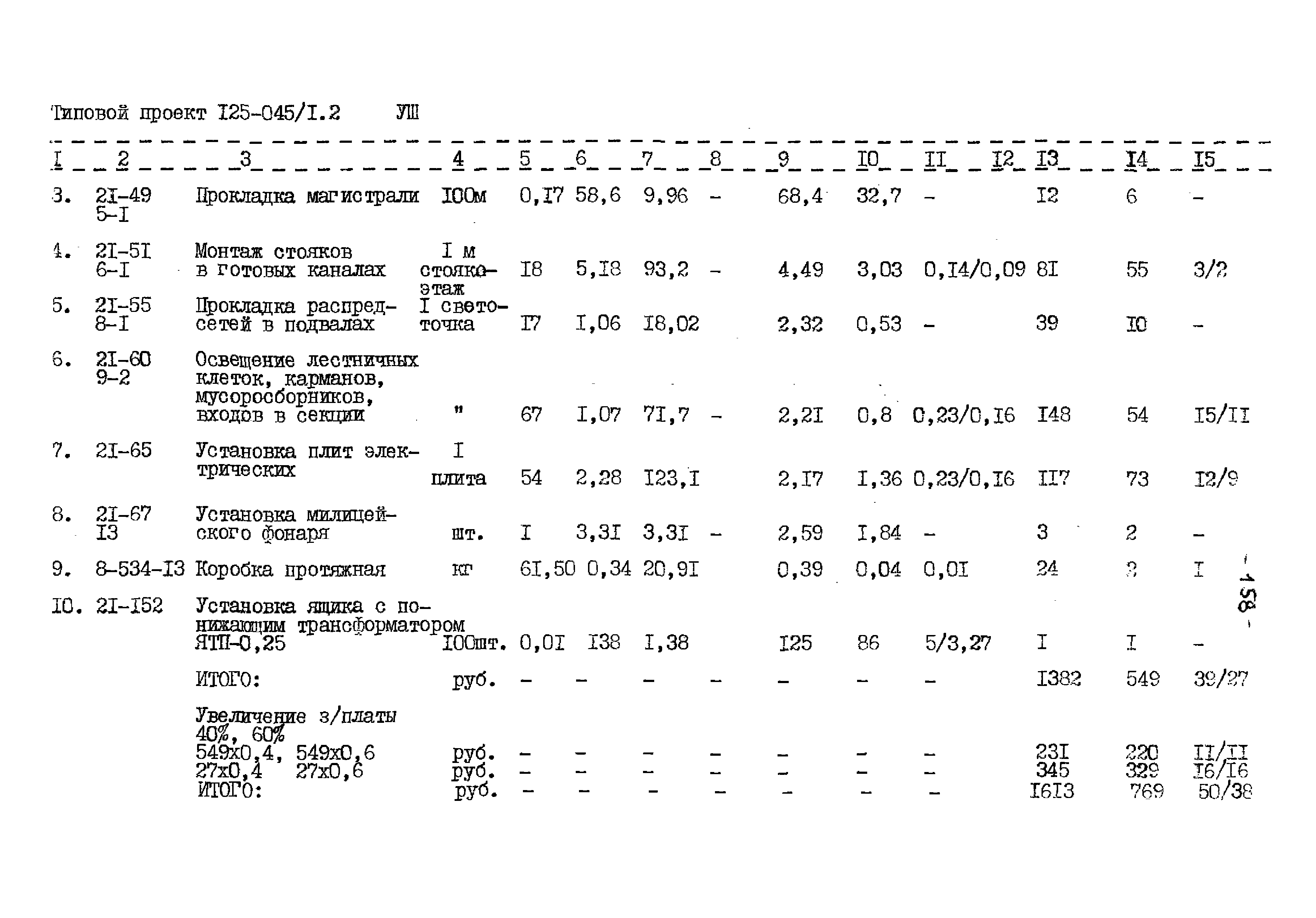 Типовой проект 125-045/1.2