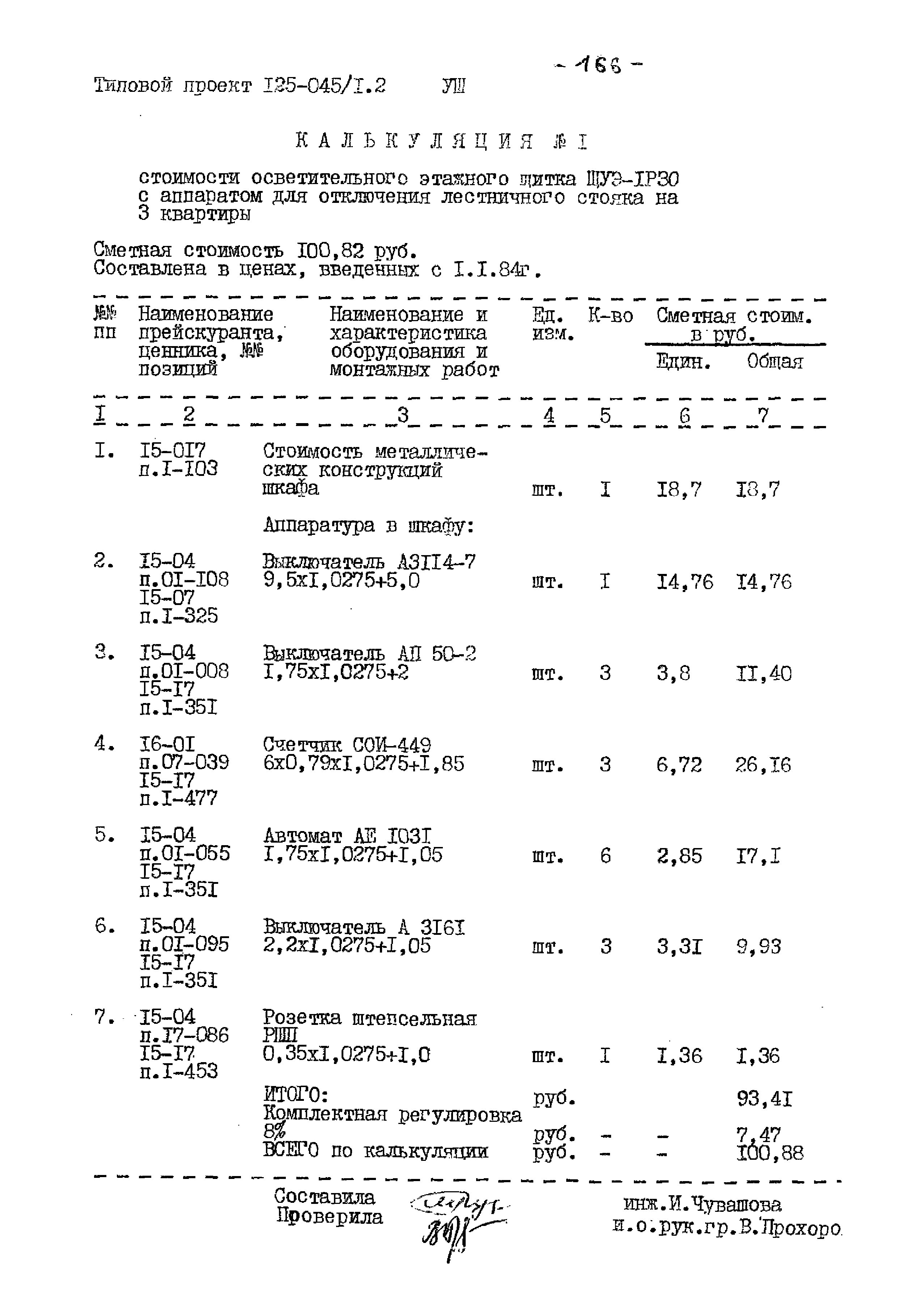 Типовой проект 125-045/1.2